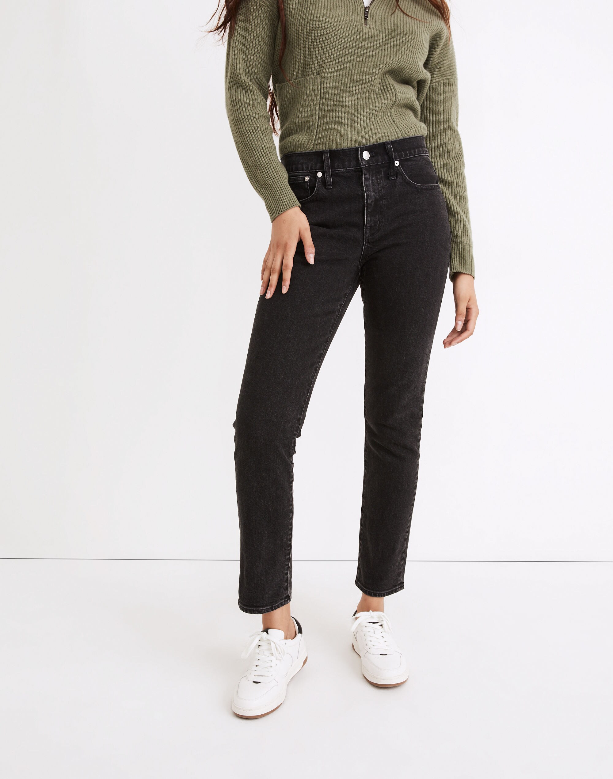 Tomboy Straight Jeans in Lunar Wash