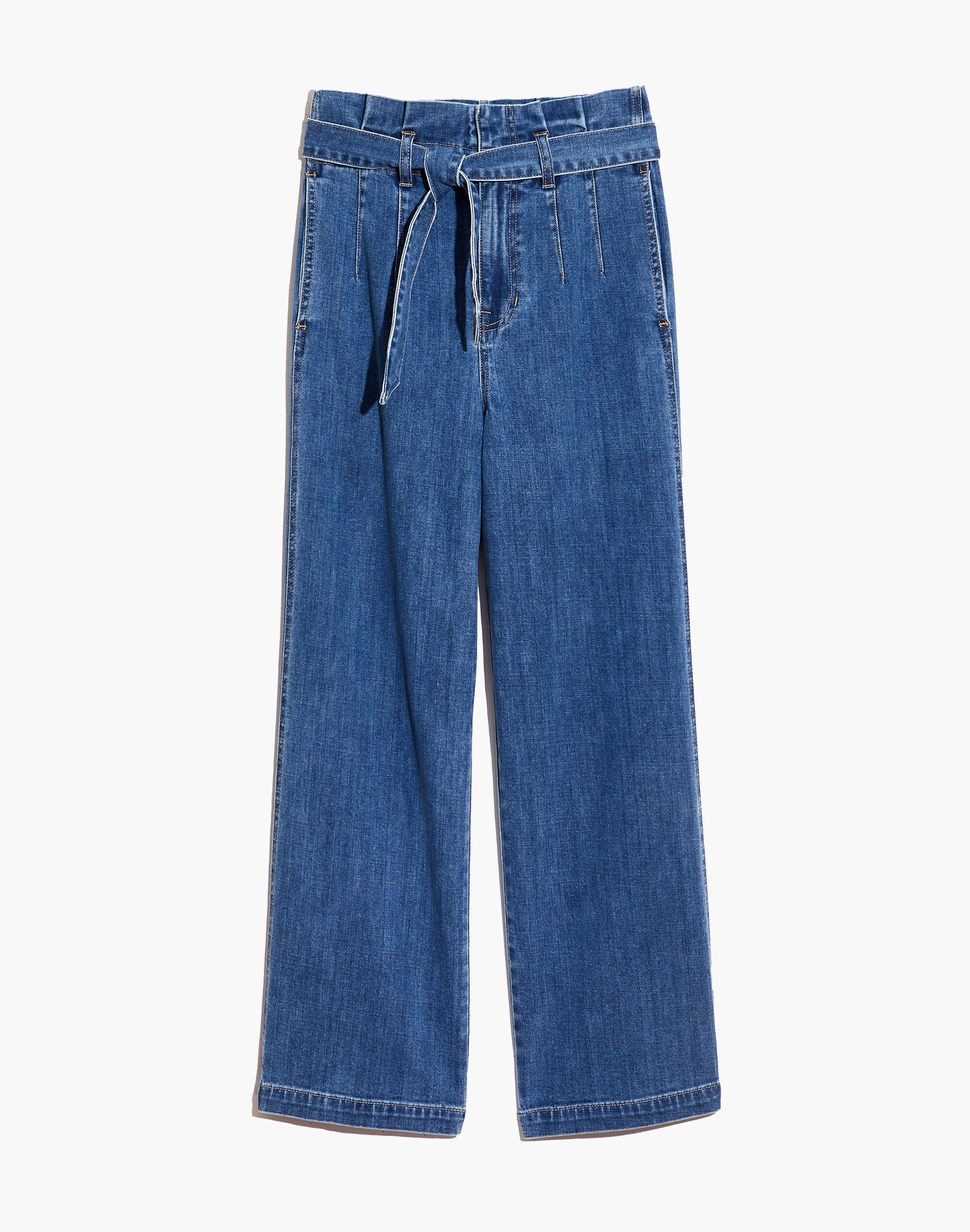 Paperbag Classic Straight Jeans in Bygrove Wash