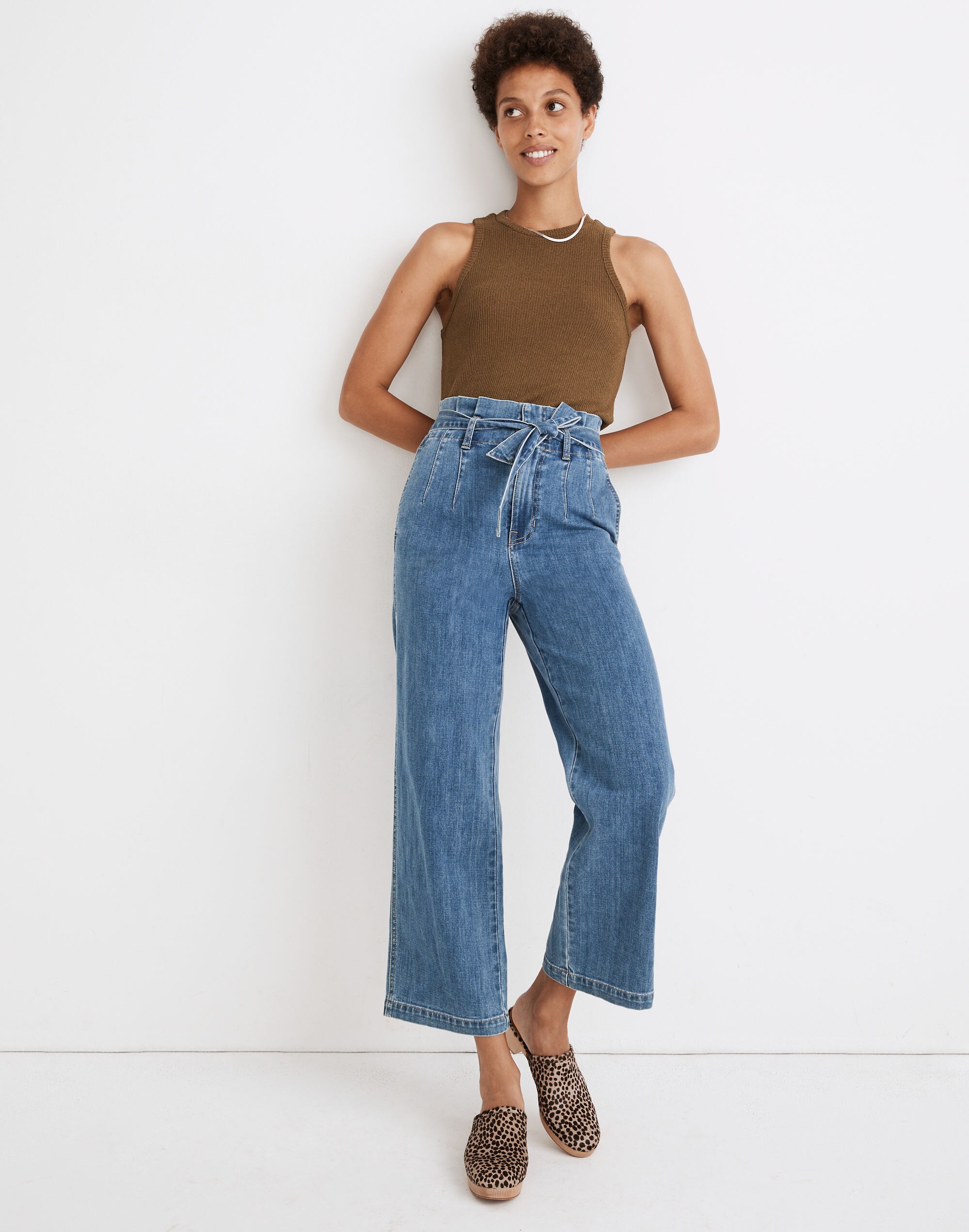 Paperbag Classic Straight Jeans in Bygrove Wash