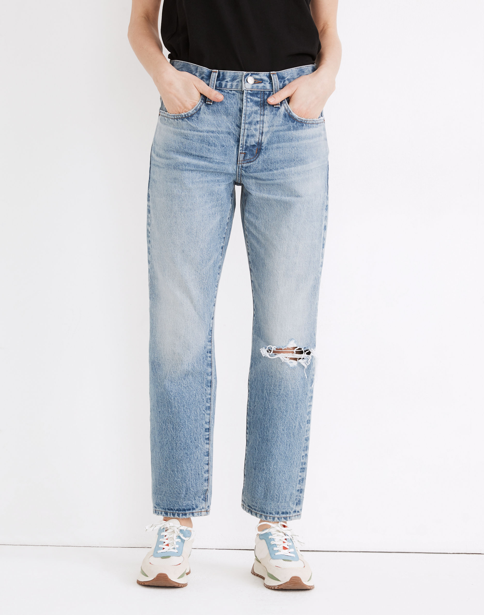 Rivet &amp; Thread Low-Rise Vintage Straight Jeans: Selvedge Edition