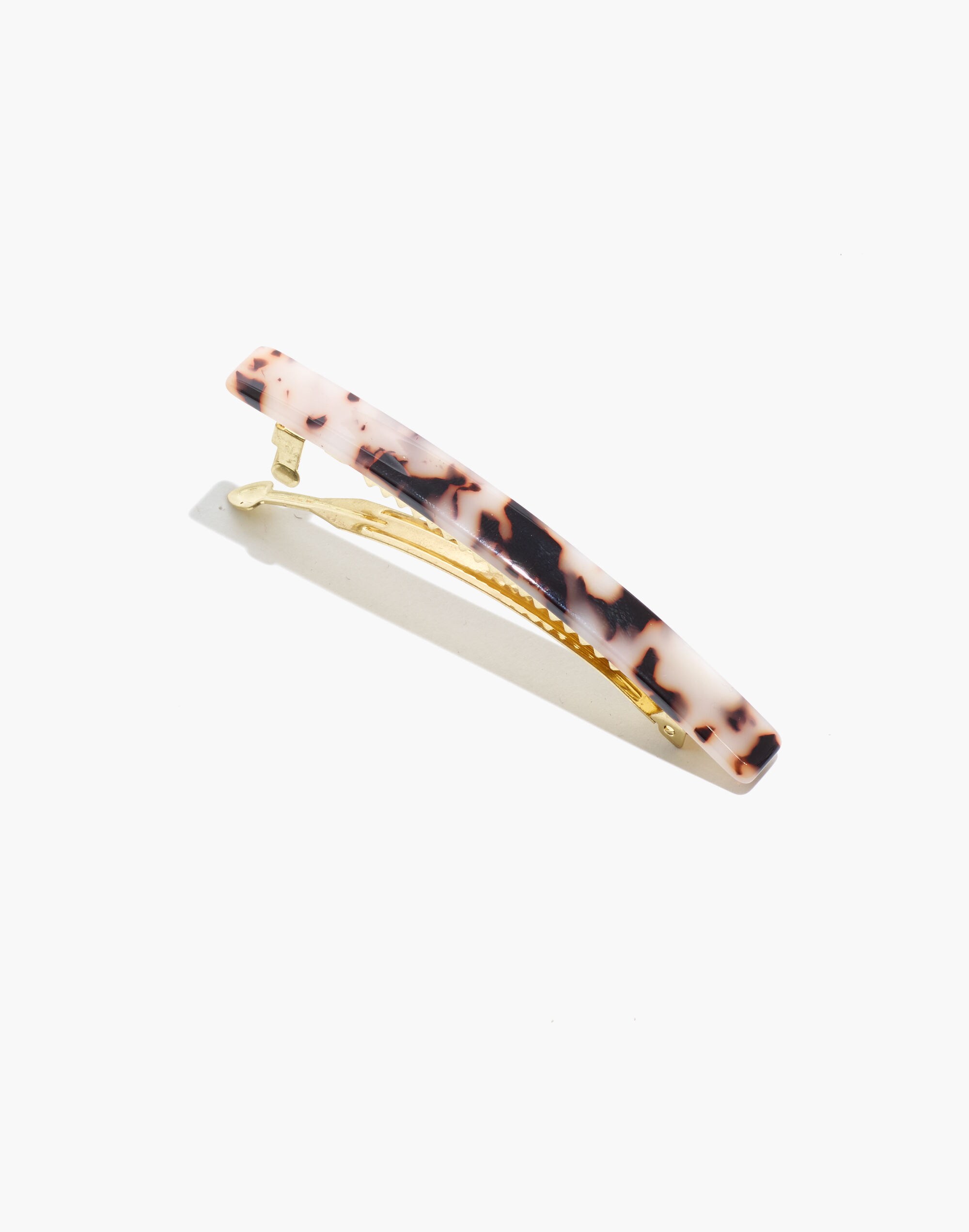 Tortoise Acrylic Skinny Barrette