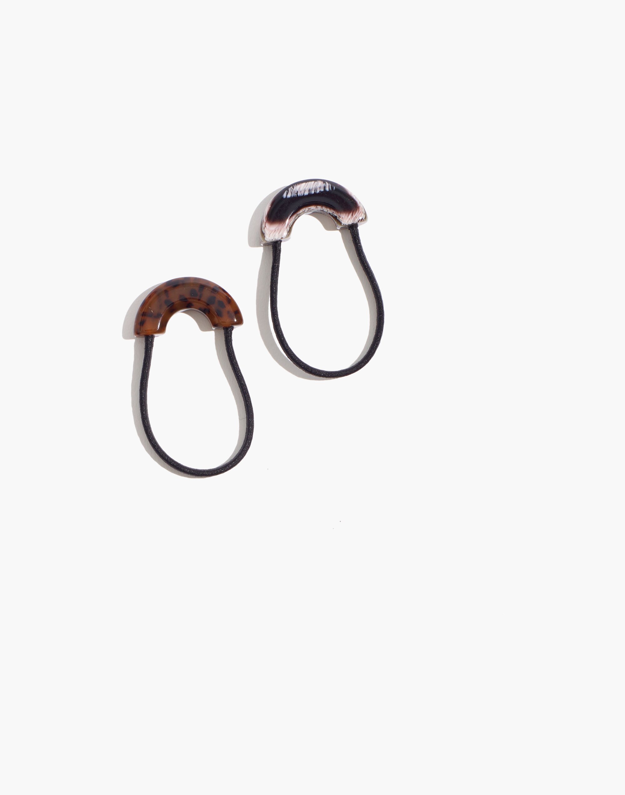 Two-Pack Acetate Ponytail Holder Hair Elastics