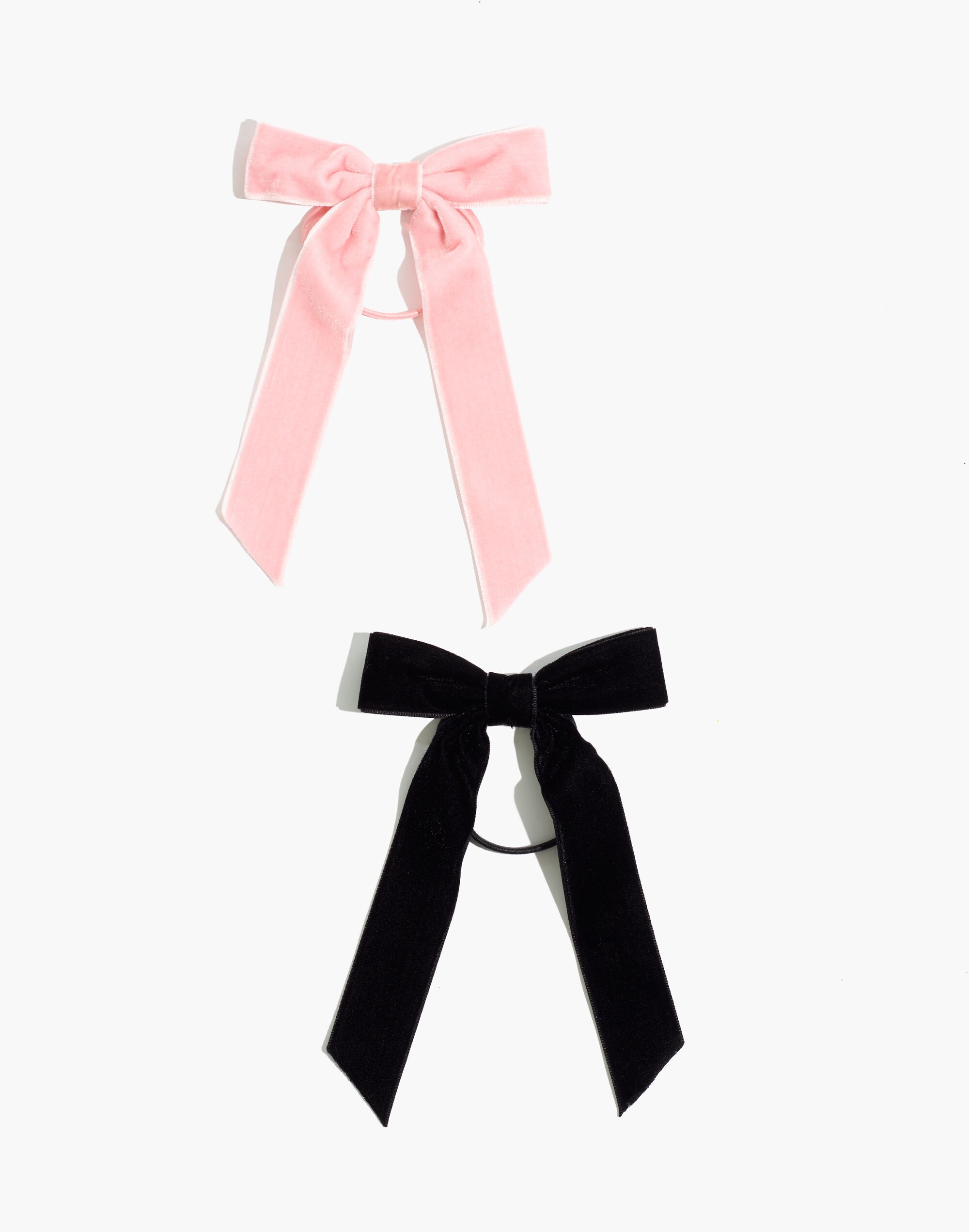Two-Pack Velvet Bow Hair Elastic