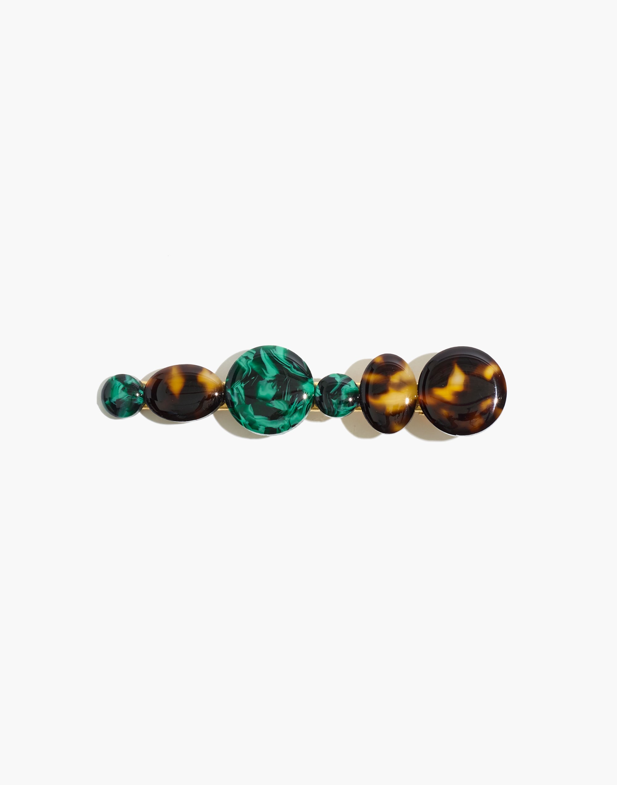 tortoise acetate barrette