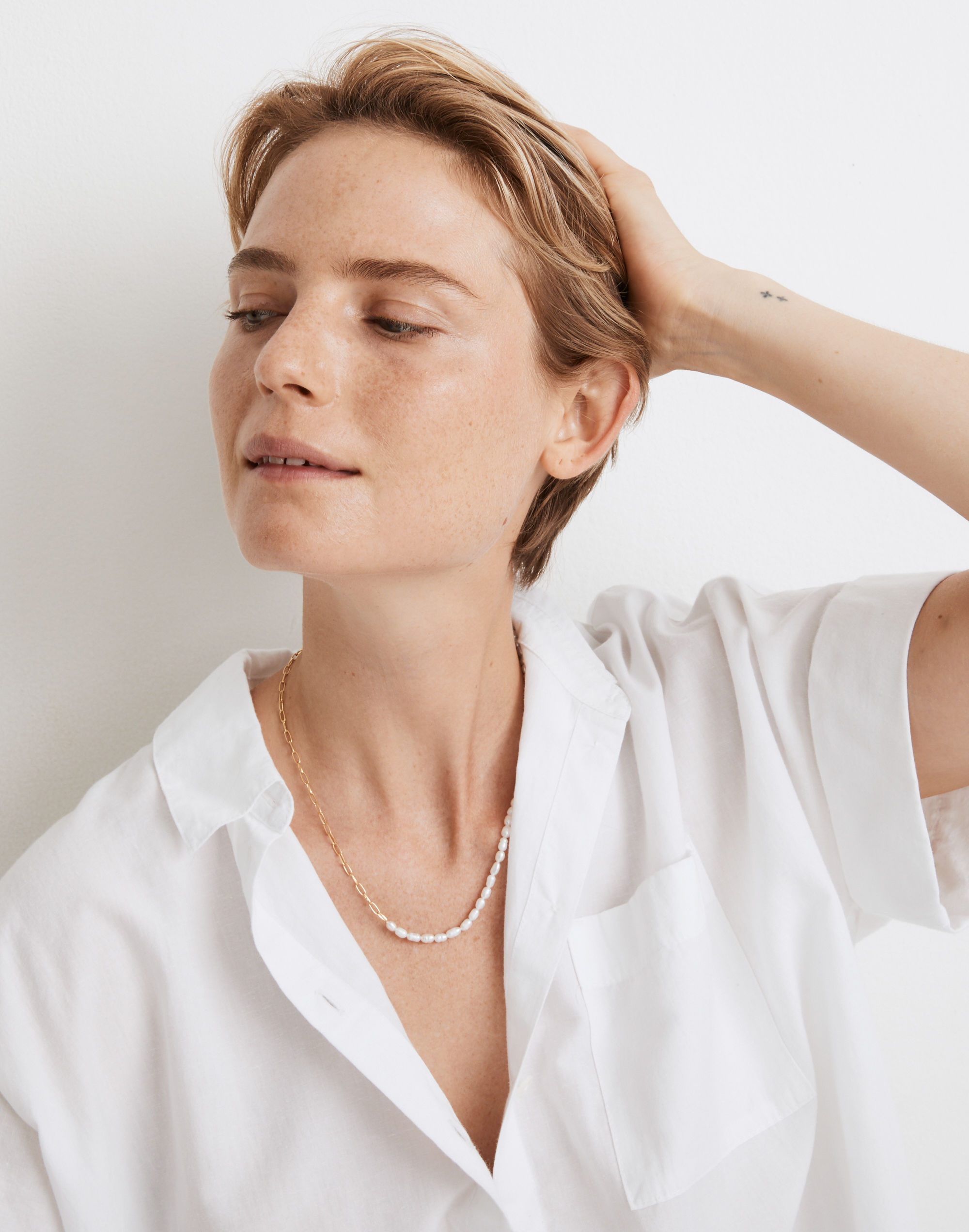 Freshwater Pearl Chain Necklace