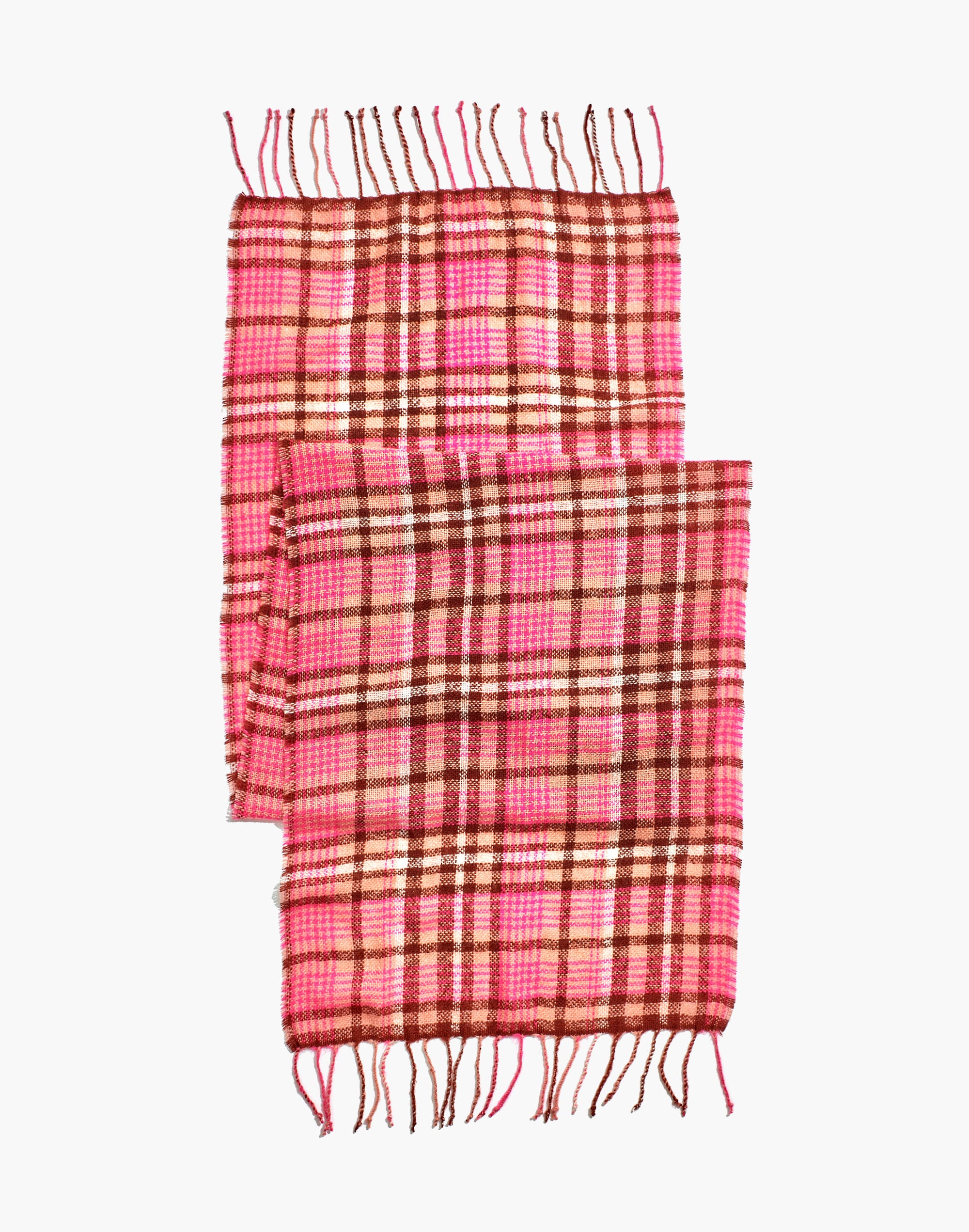 Gauzy Plaid Scarf