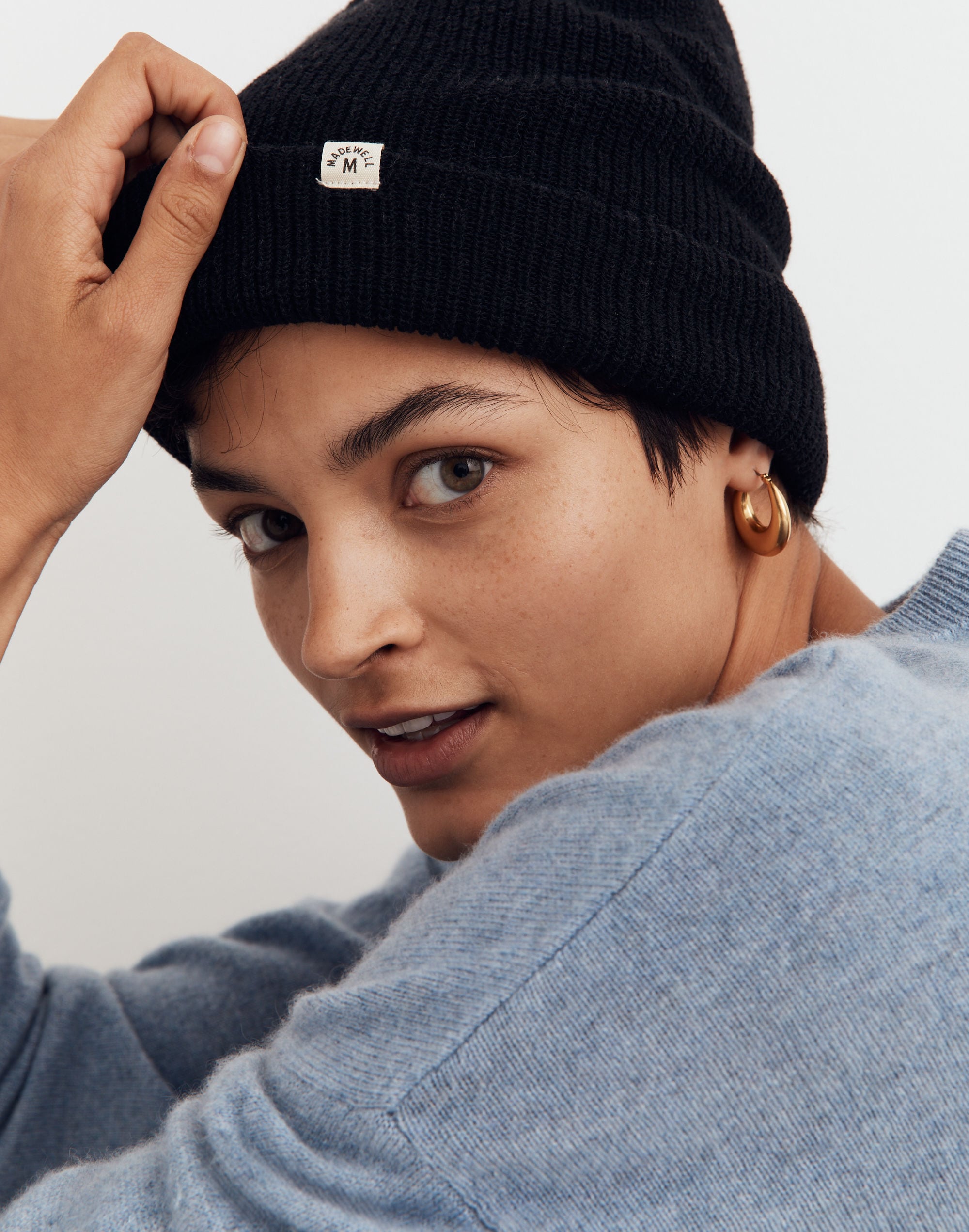 (Re)sourced Cotton Cuffed Beanie