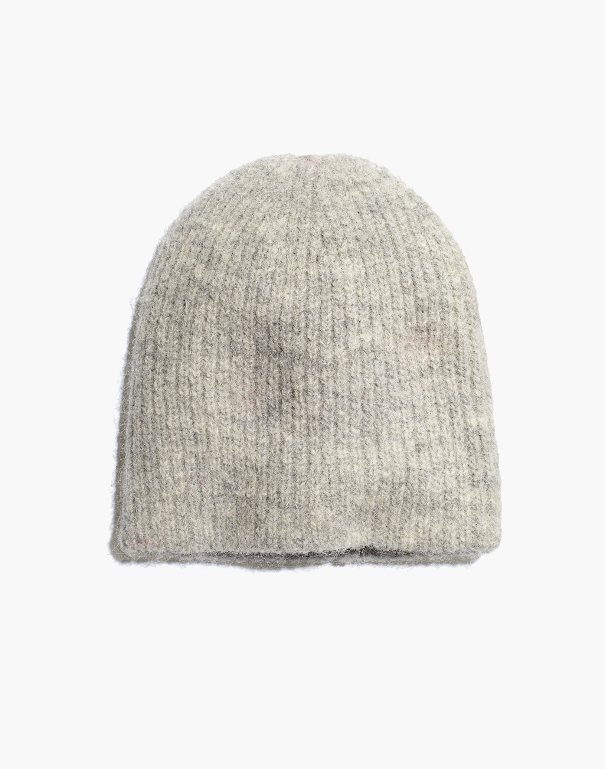 merino ribbed beanie