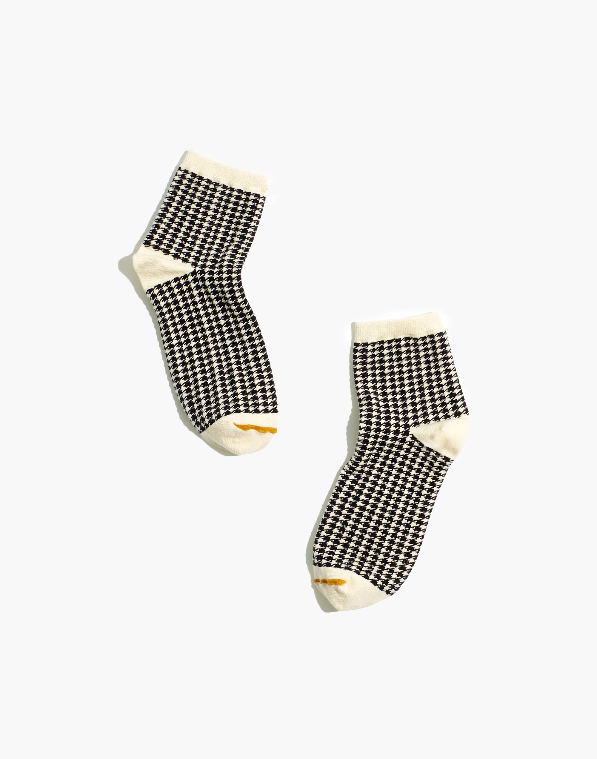 houndstooth ankle socks