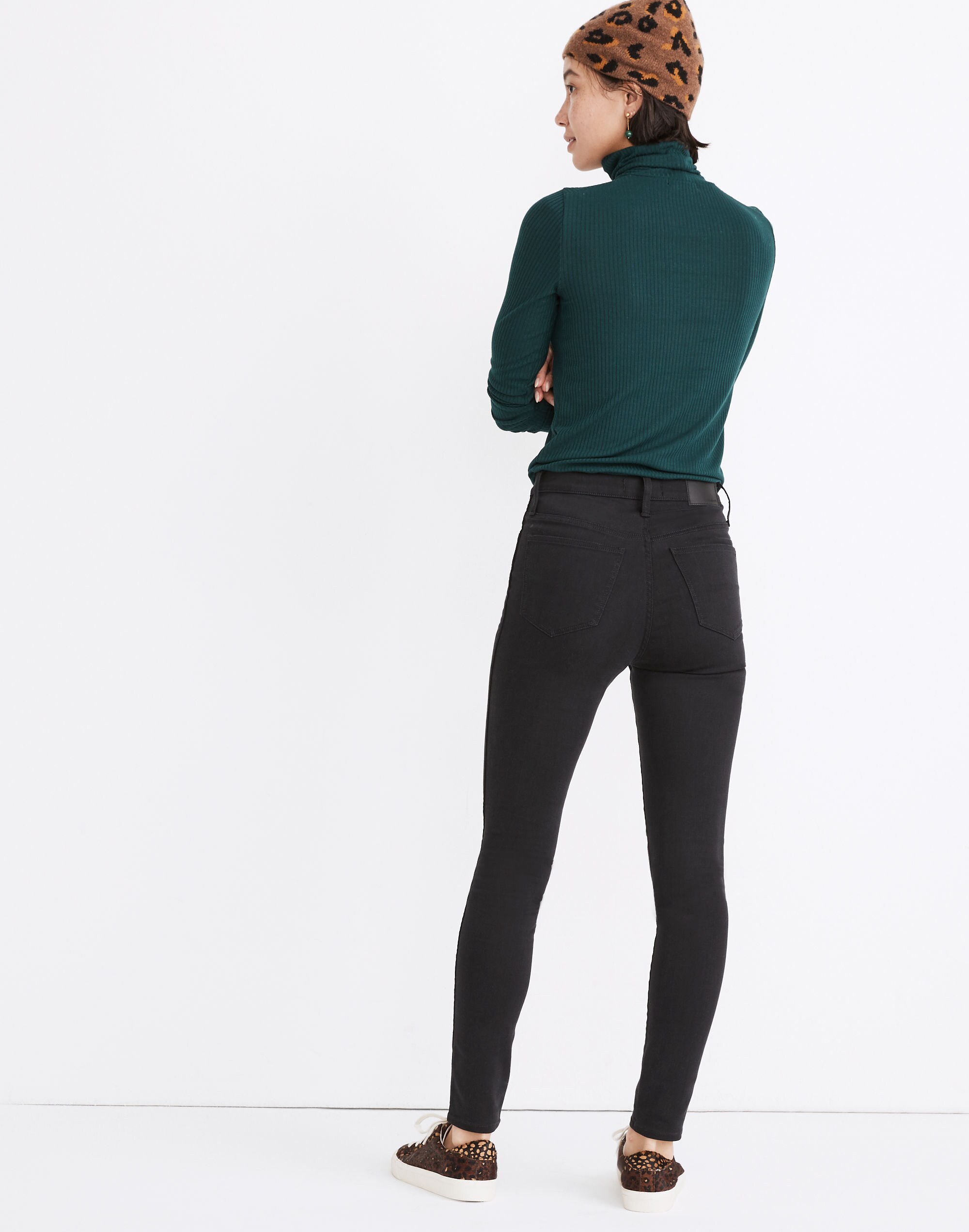 10" High-Rise Skinny Jeans in Lunar Wash: TENCEL&trade; Denim Edition