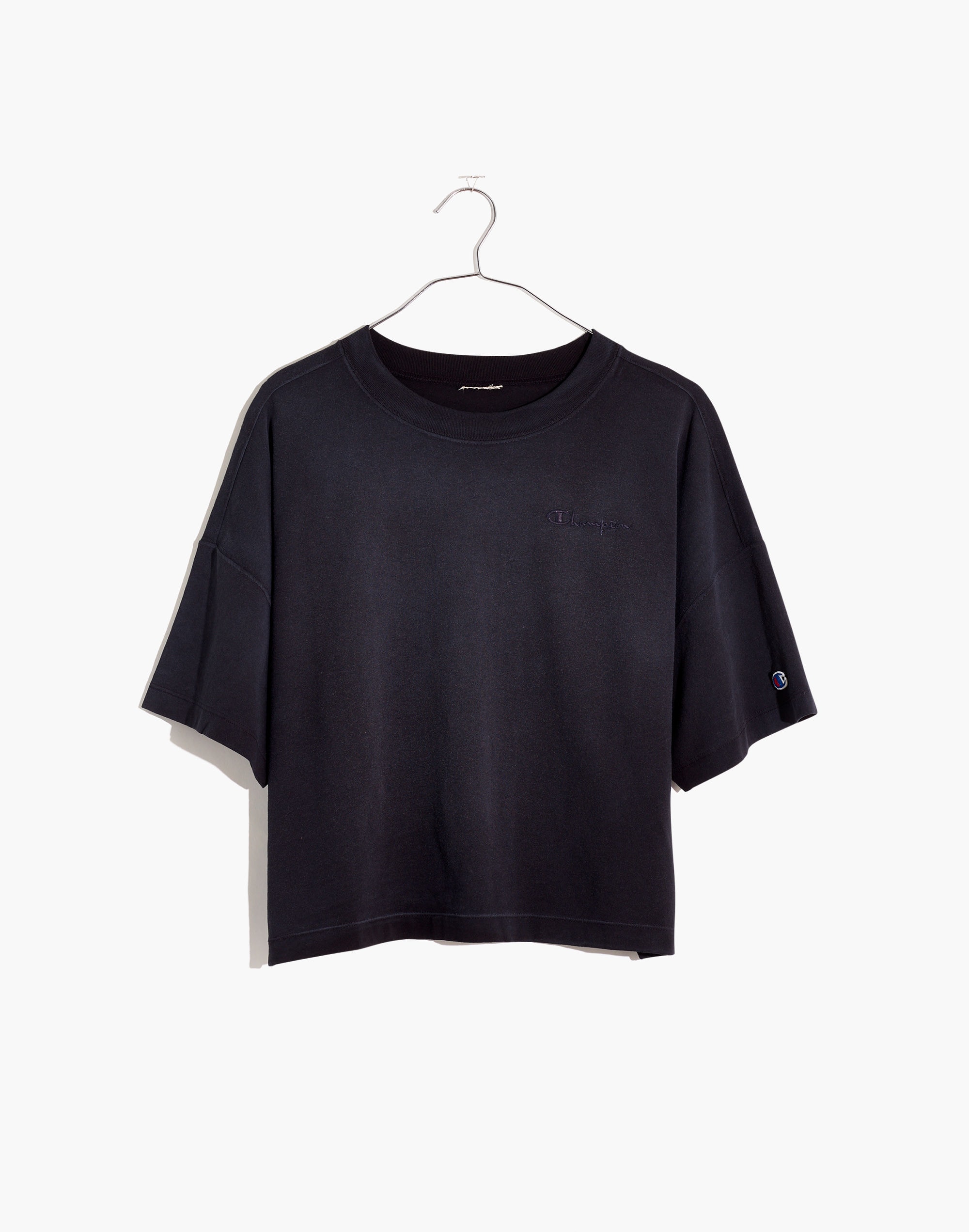 Champion&reg; Crewneck Short-Sleeve Crop Tee