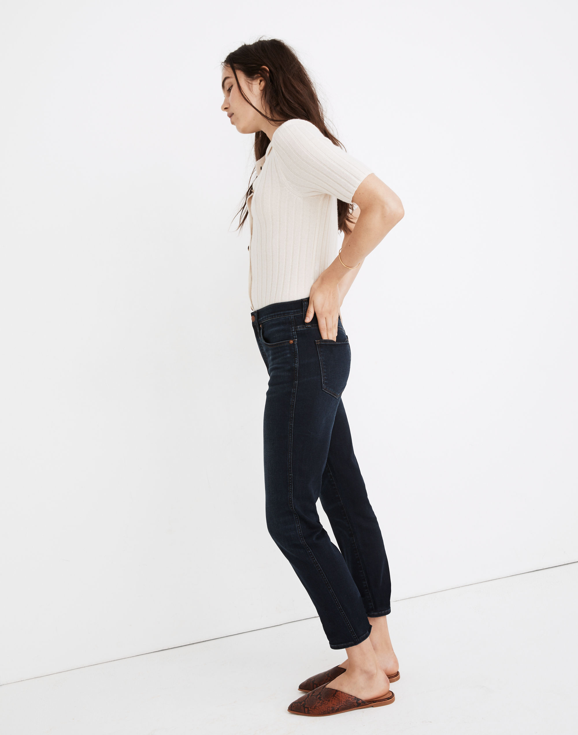 Petite Roadtripper Stovepipe Jeans in Bilmoor Wash