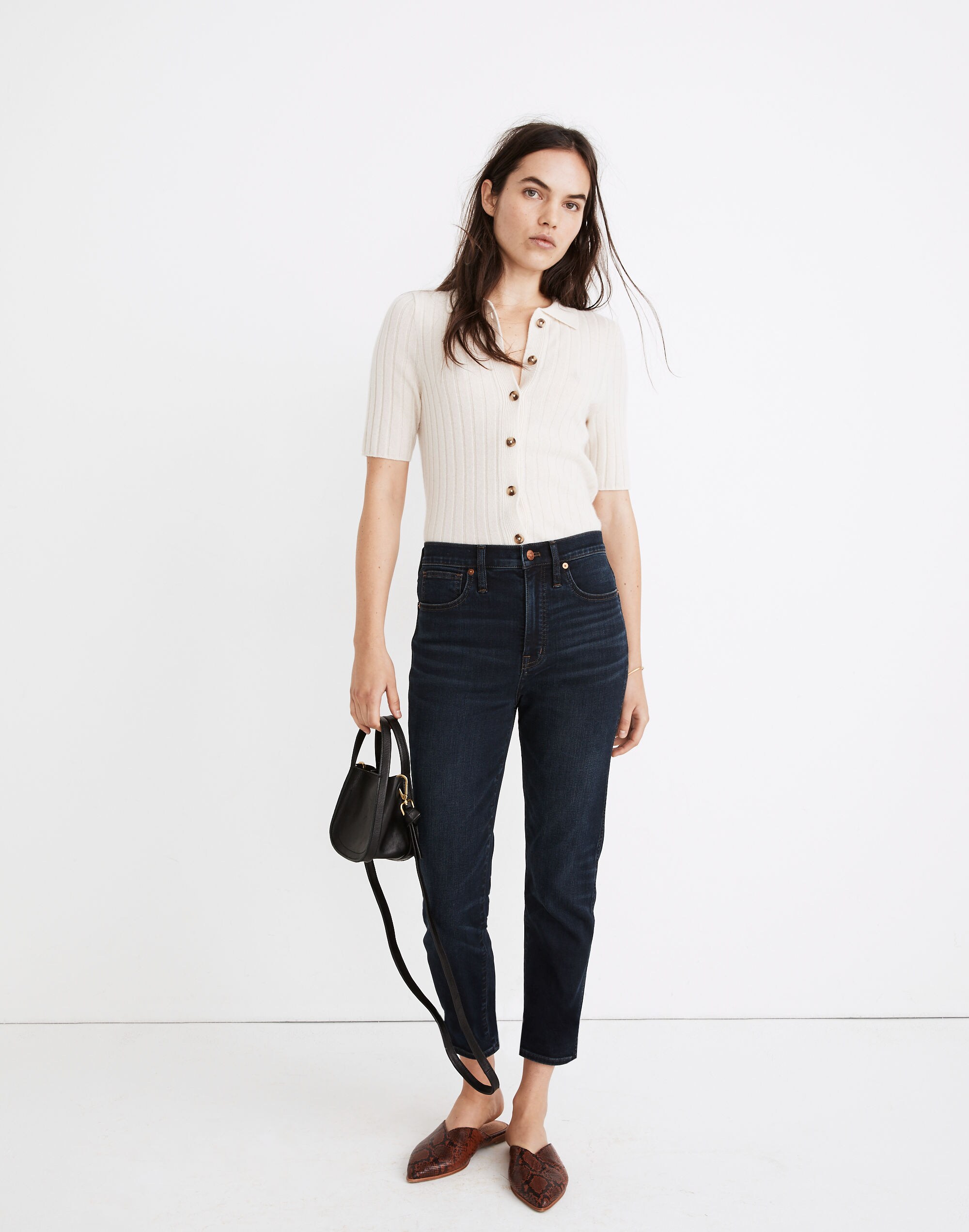 Petite Roadtripper Stovepipe Jeans in Bilmoor Wash