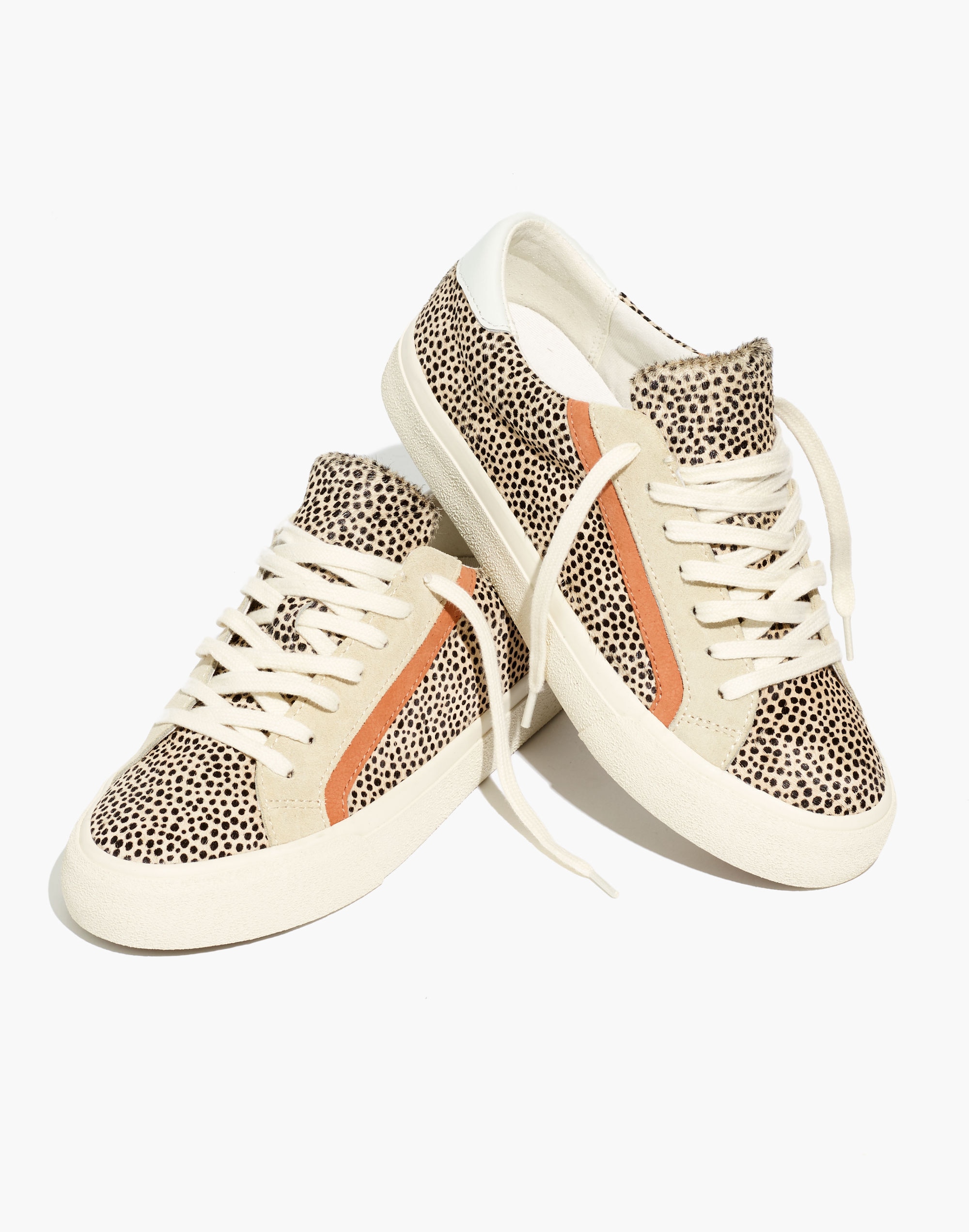 Sidewalk Low-Top Sneakers in Spotted Calf Hair