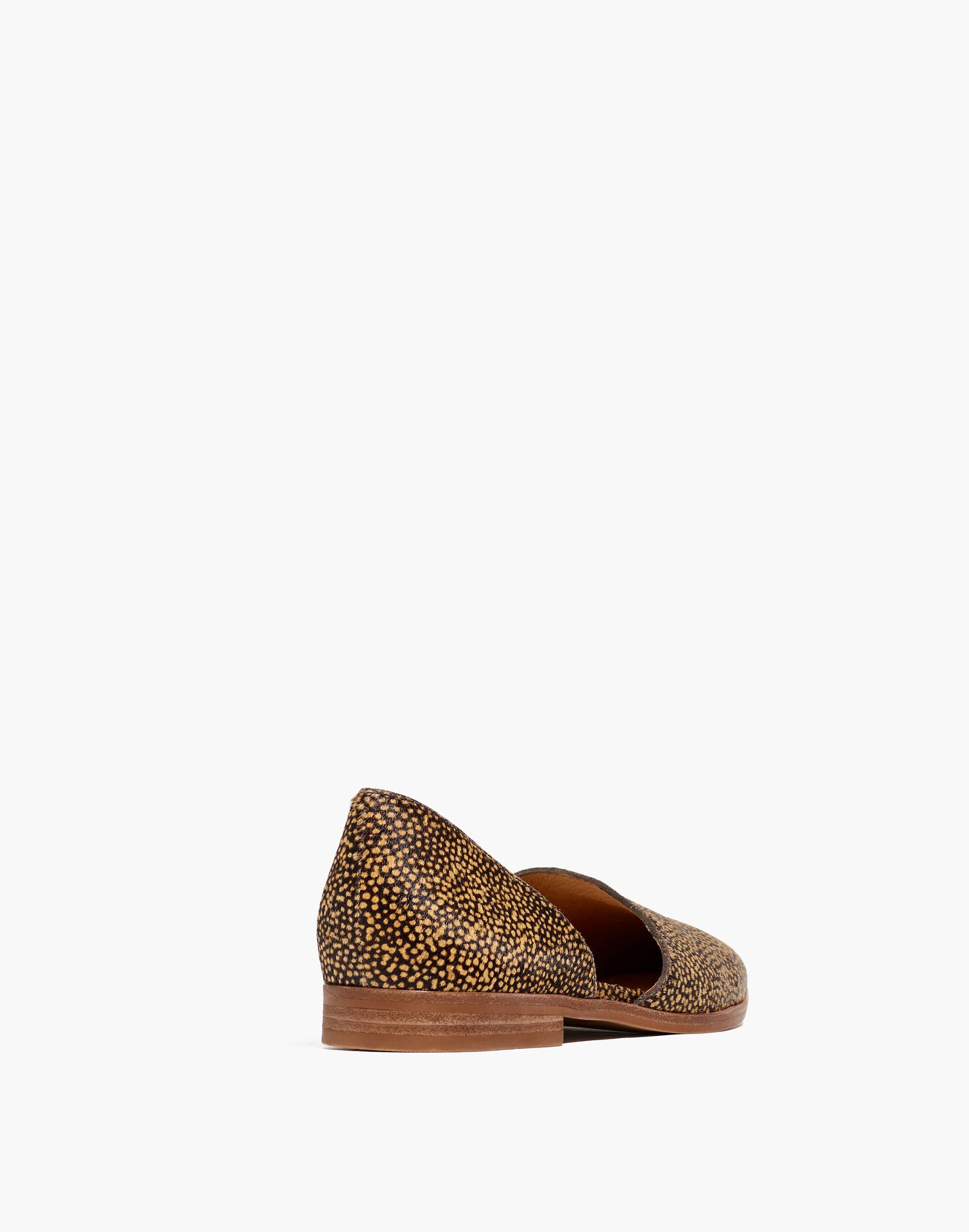 The Marisa d'Orsay Flat in Spotted Calf Hair