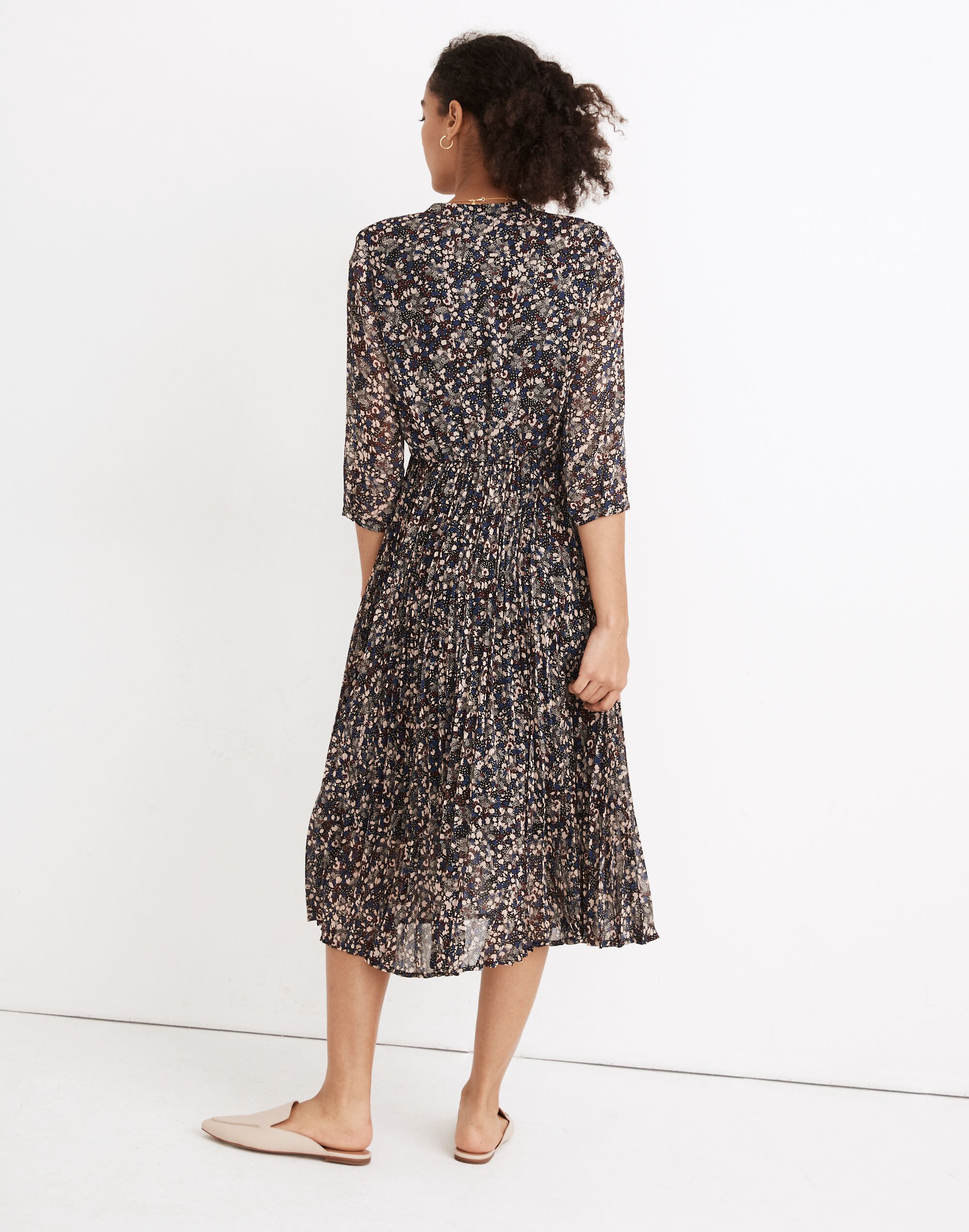 Sessùn&trade; Painterly Pleated Dress