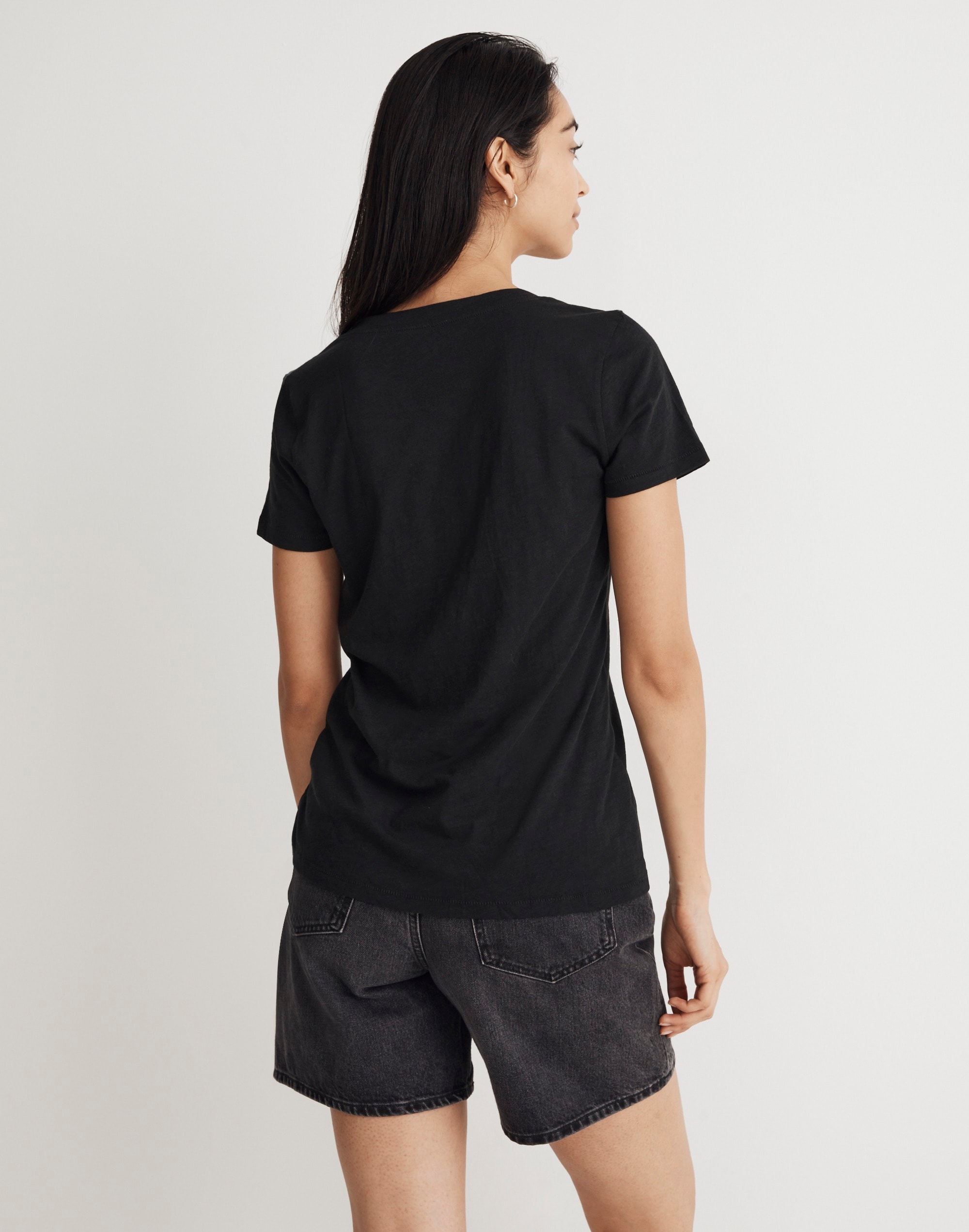 Whisper Cotton V-Neck Tee