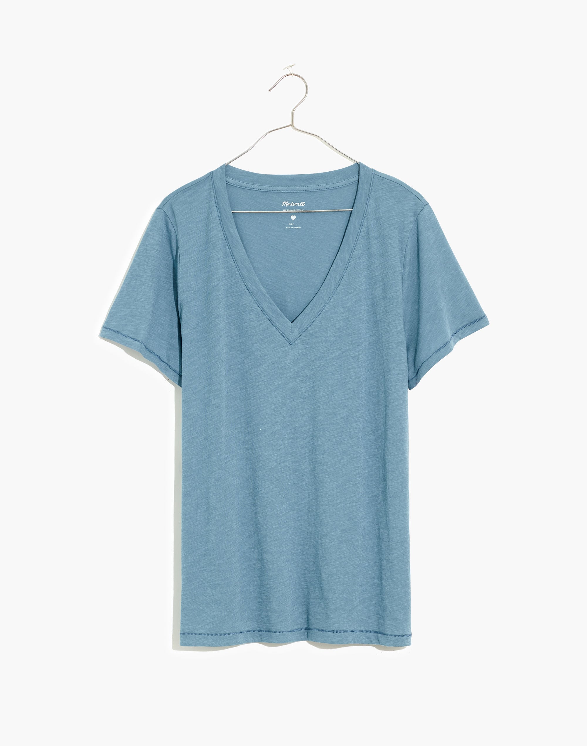 Whisper Cotton V-Neck Tee