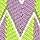 GREEN/PURPLE/WHITE MULT