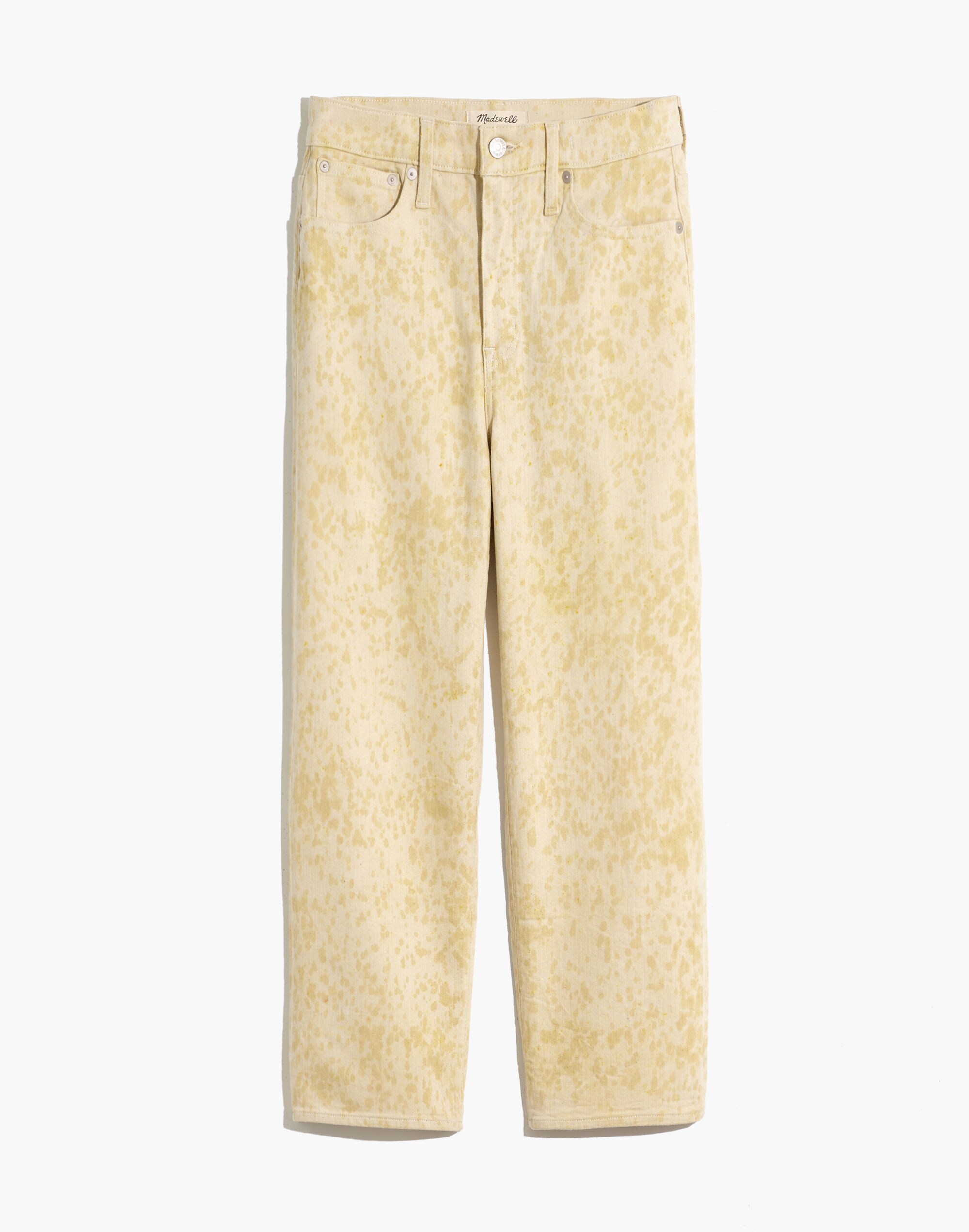 Madewell x Botanical Colors Dyed Slim Wide-Leg Jeans