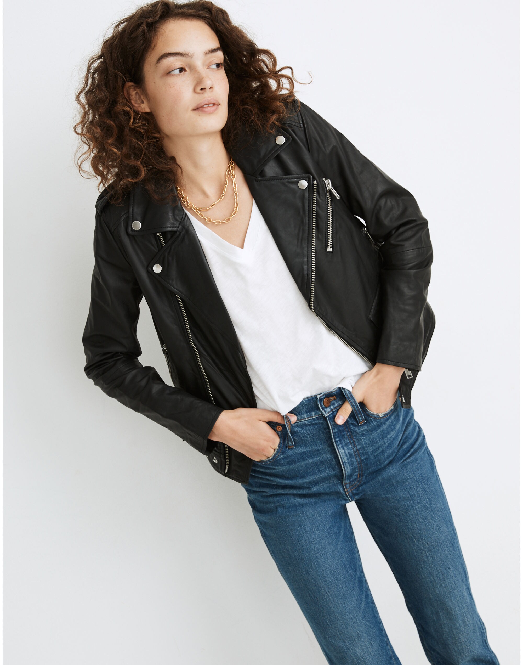 deadwood recycled leather river original motorcycle jacket