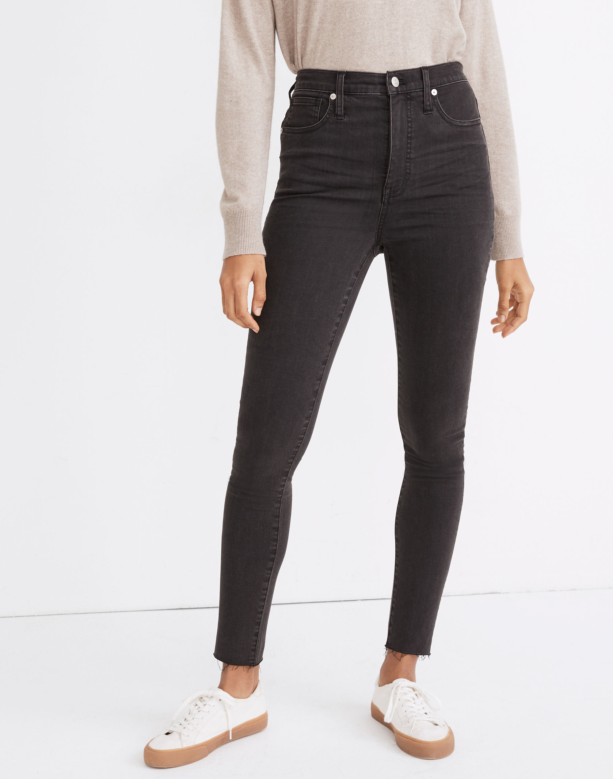 11" High-Rise Skinny Jeans in Lunar Wash