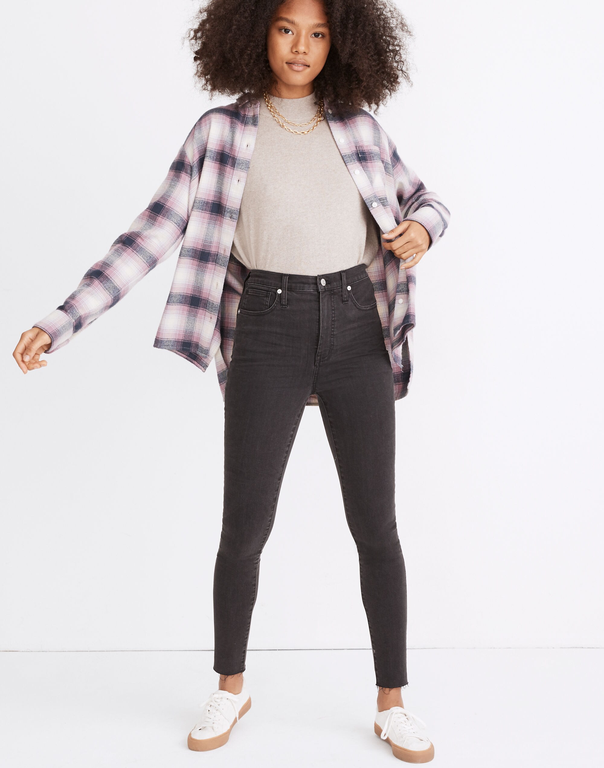 11" High-Rise Skinny Jeans in Lunar Wash