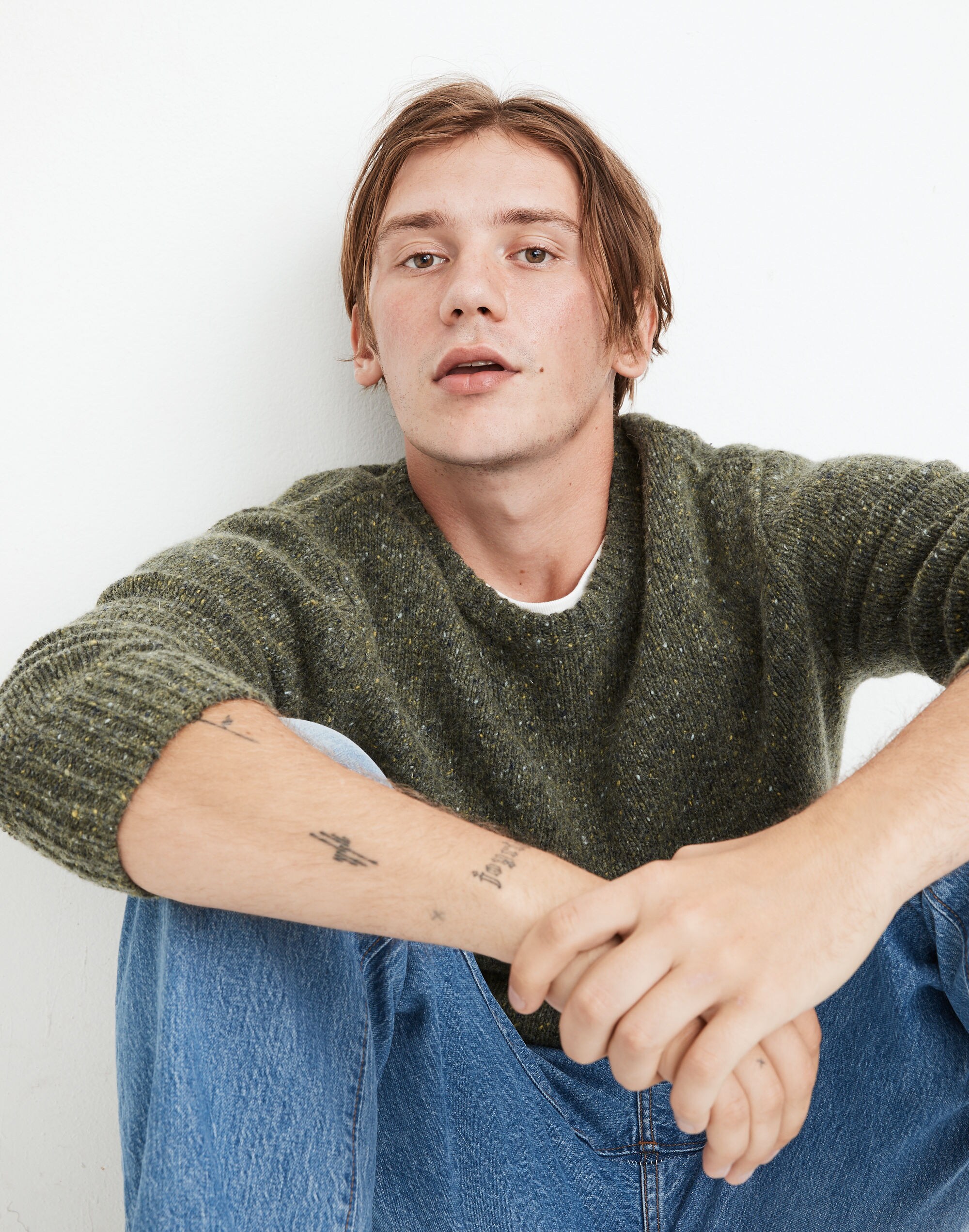 Donegal Crewneck Sweater