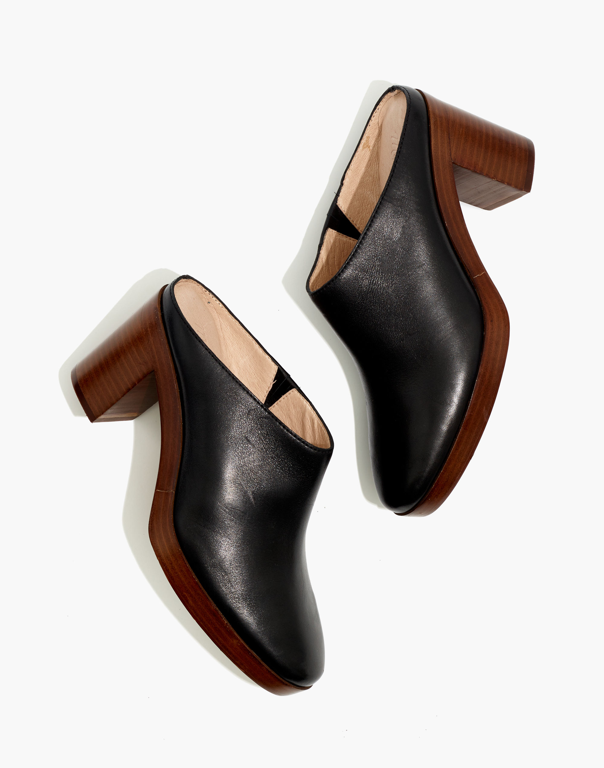 The Daisy Platform Mule in Leather