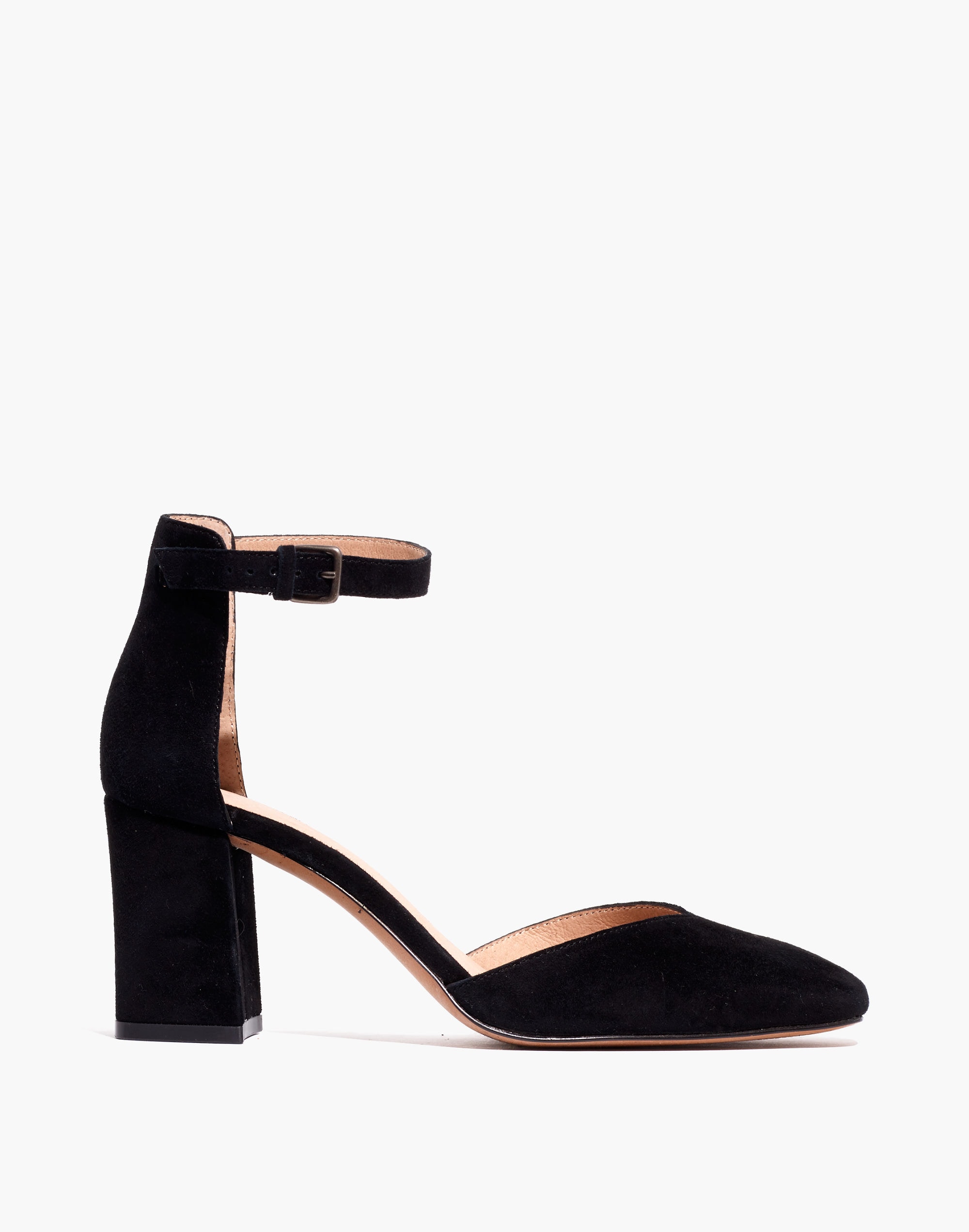 The Dove High-Heel Sandal in Suede