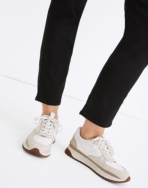 Women's Kickoff Trainer Sneakers in Leather | Madewell