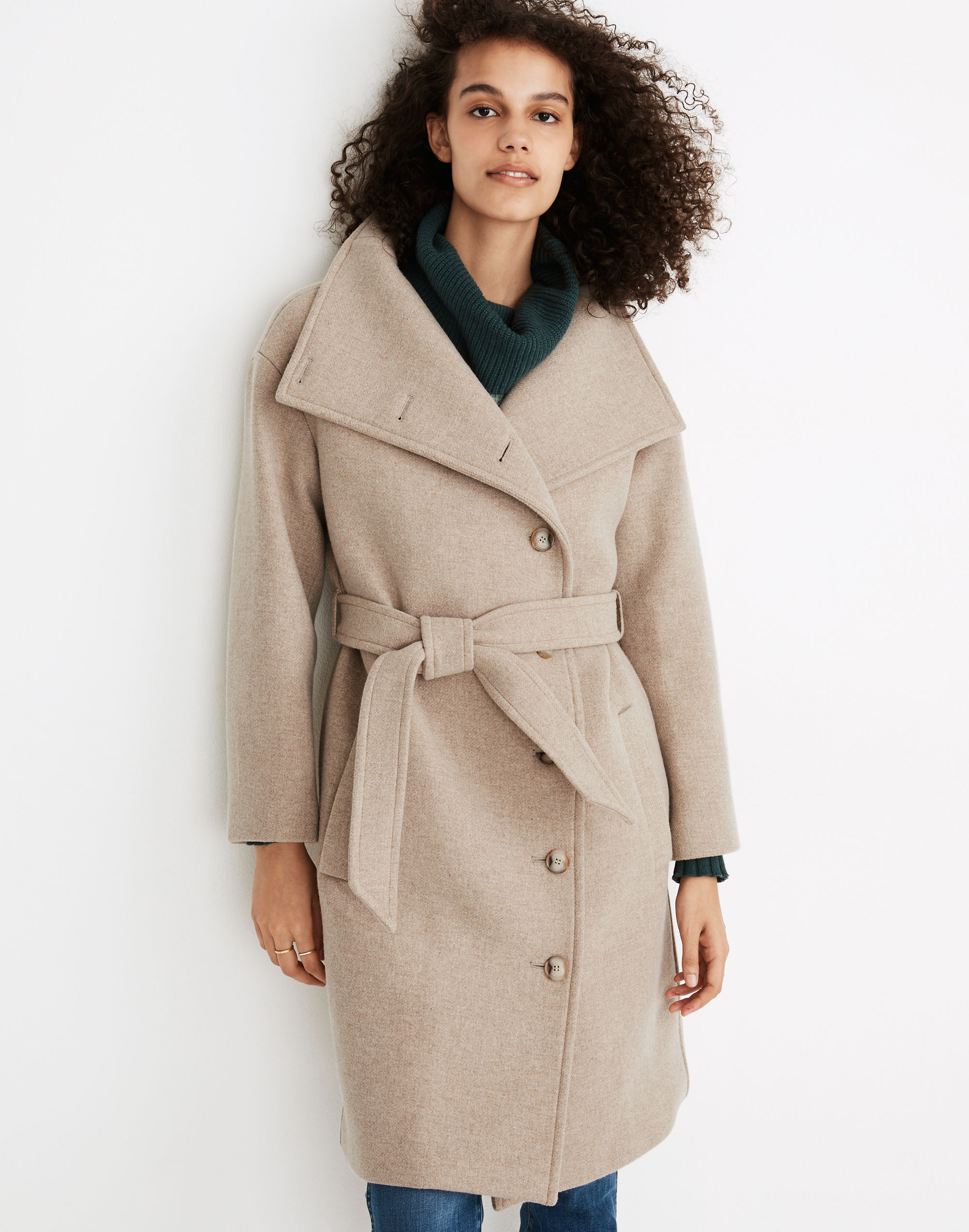 Copenhagen Belted Coat in Insuluxe Fabric