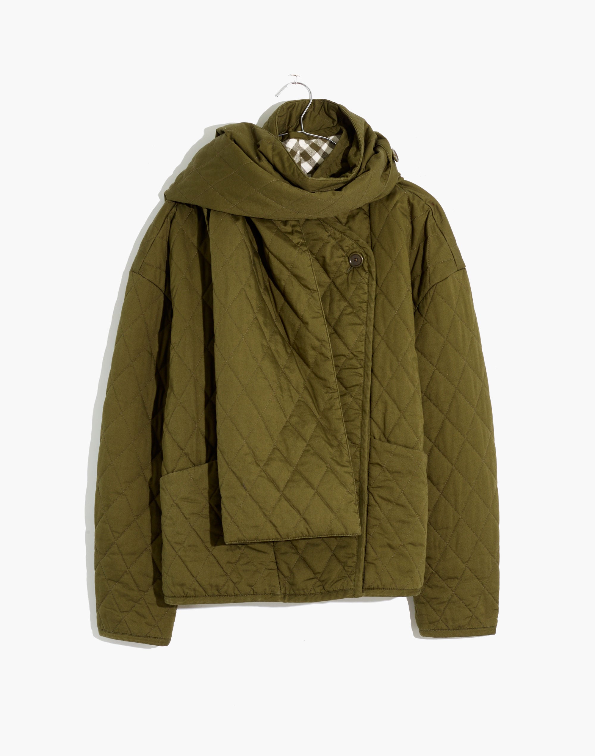 reversible quilted scarf jacket