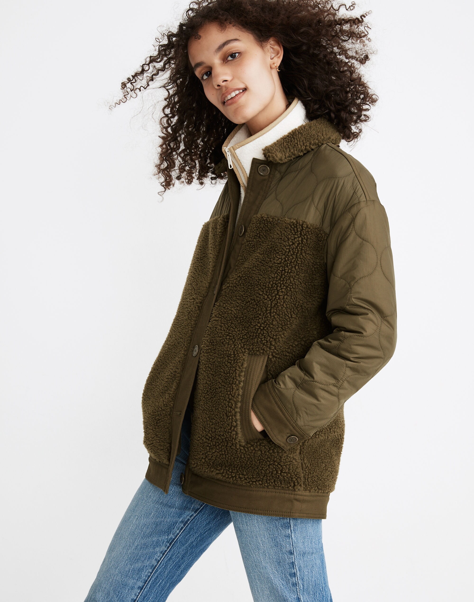 Hybrid Sherpa Jacket | Madewell