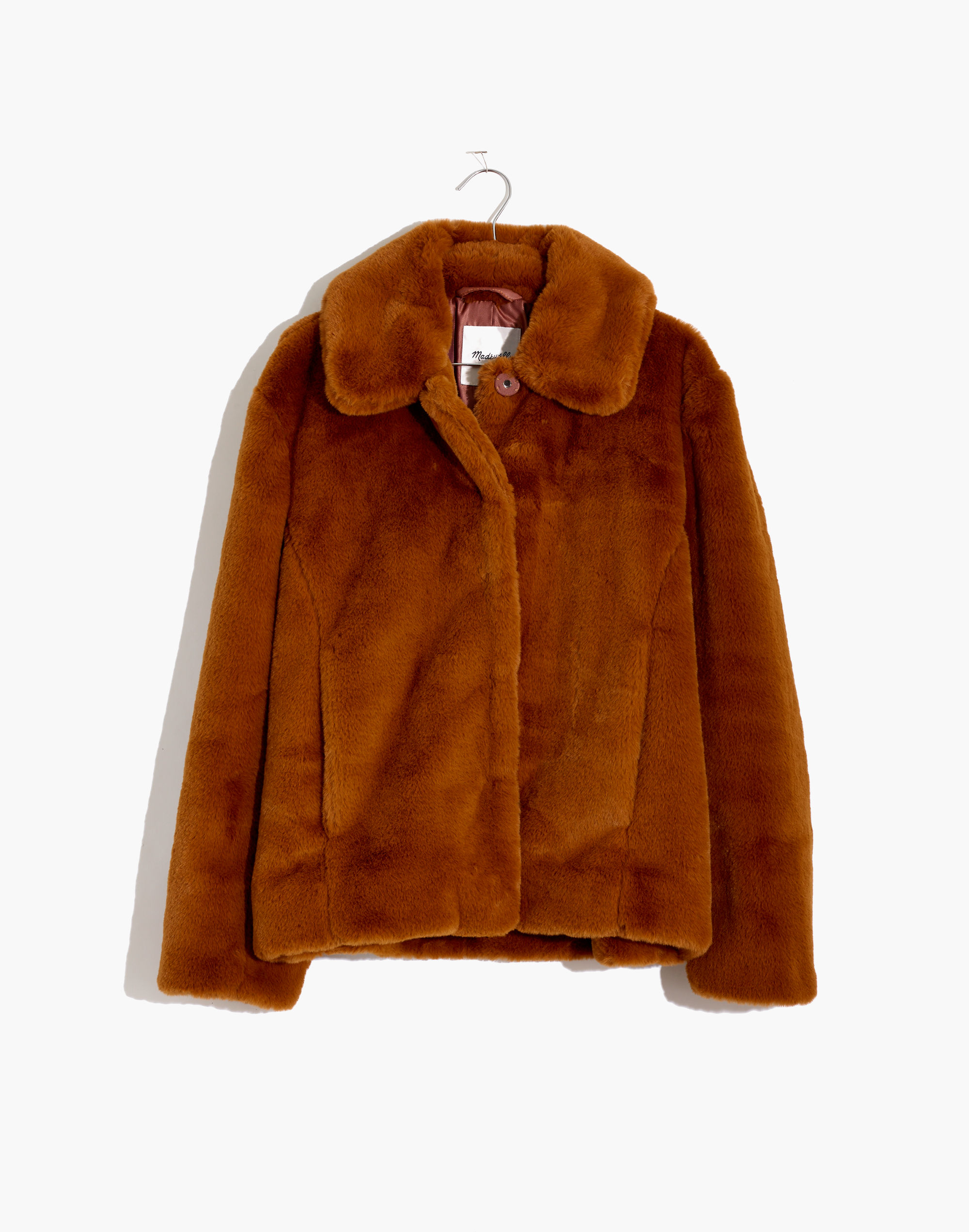Faux-Fur Crop Coat