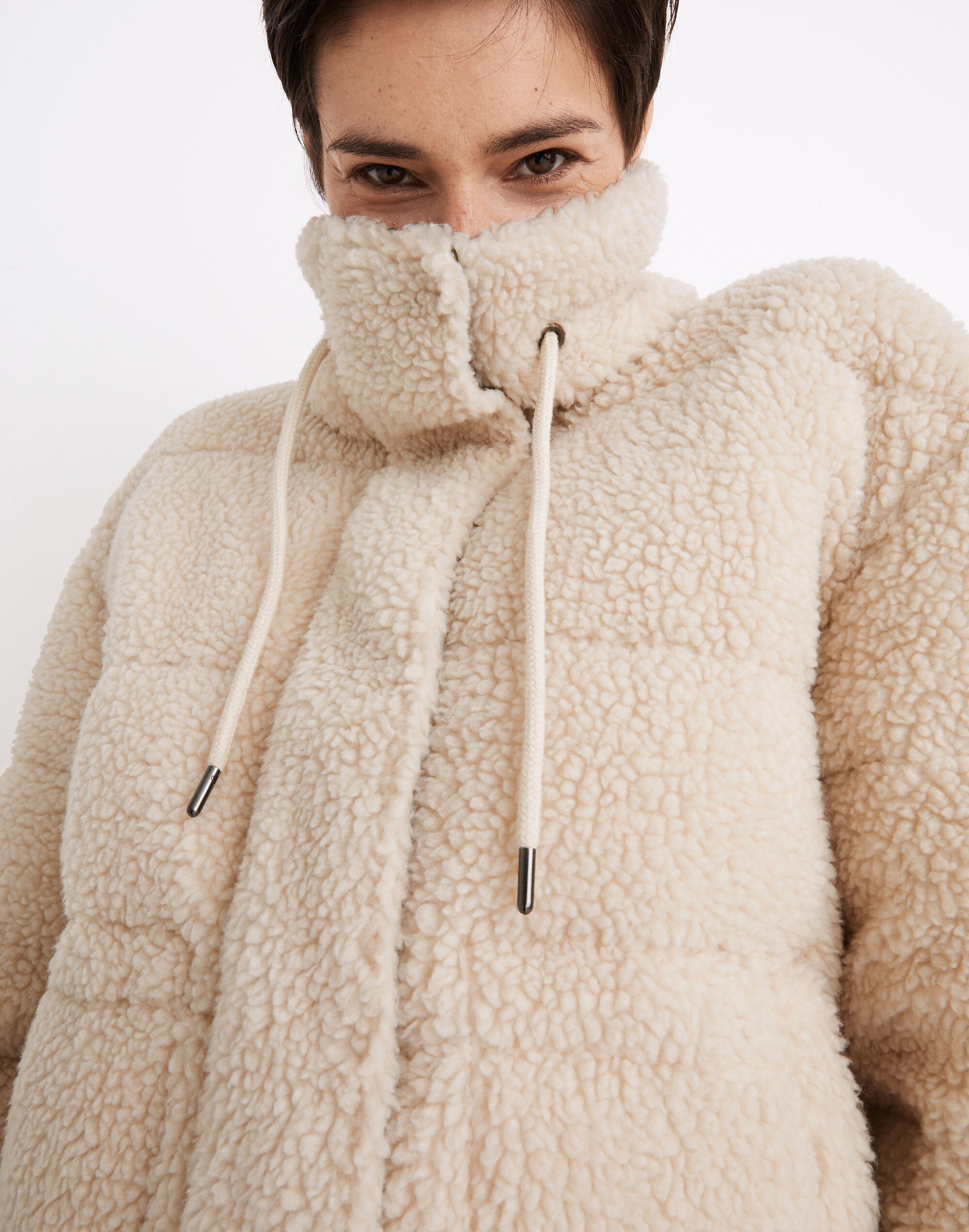 Sherpa Puffer Jacket