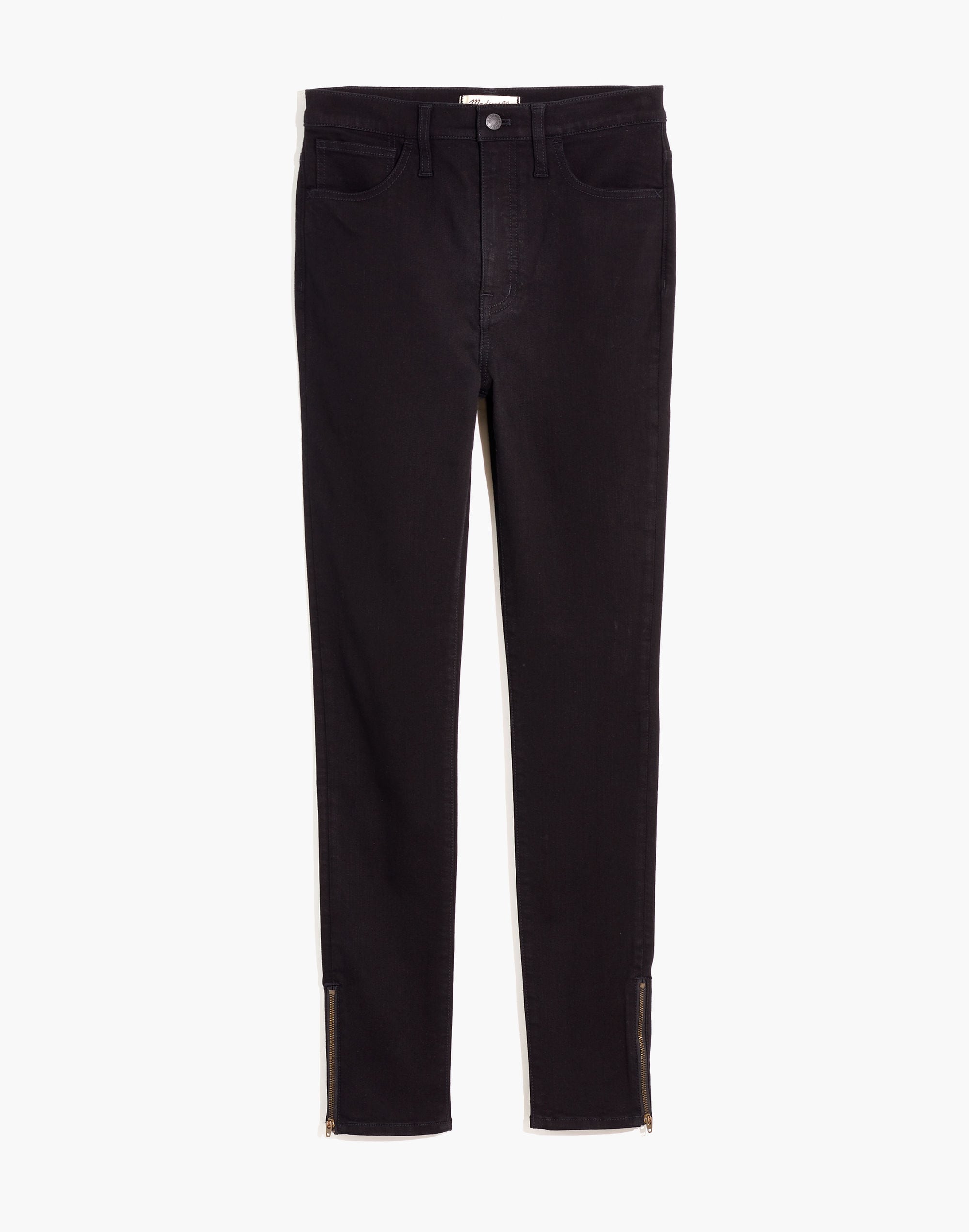 Petite 11" High-Rise Roadtripper Jeans: Ankle-Zip Edition