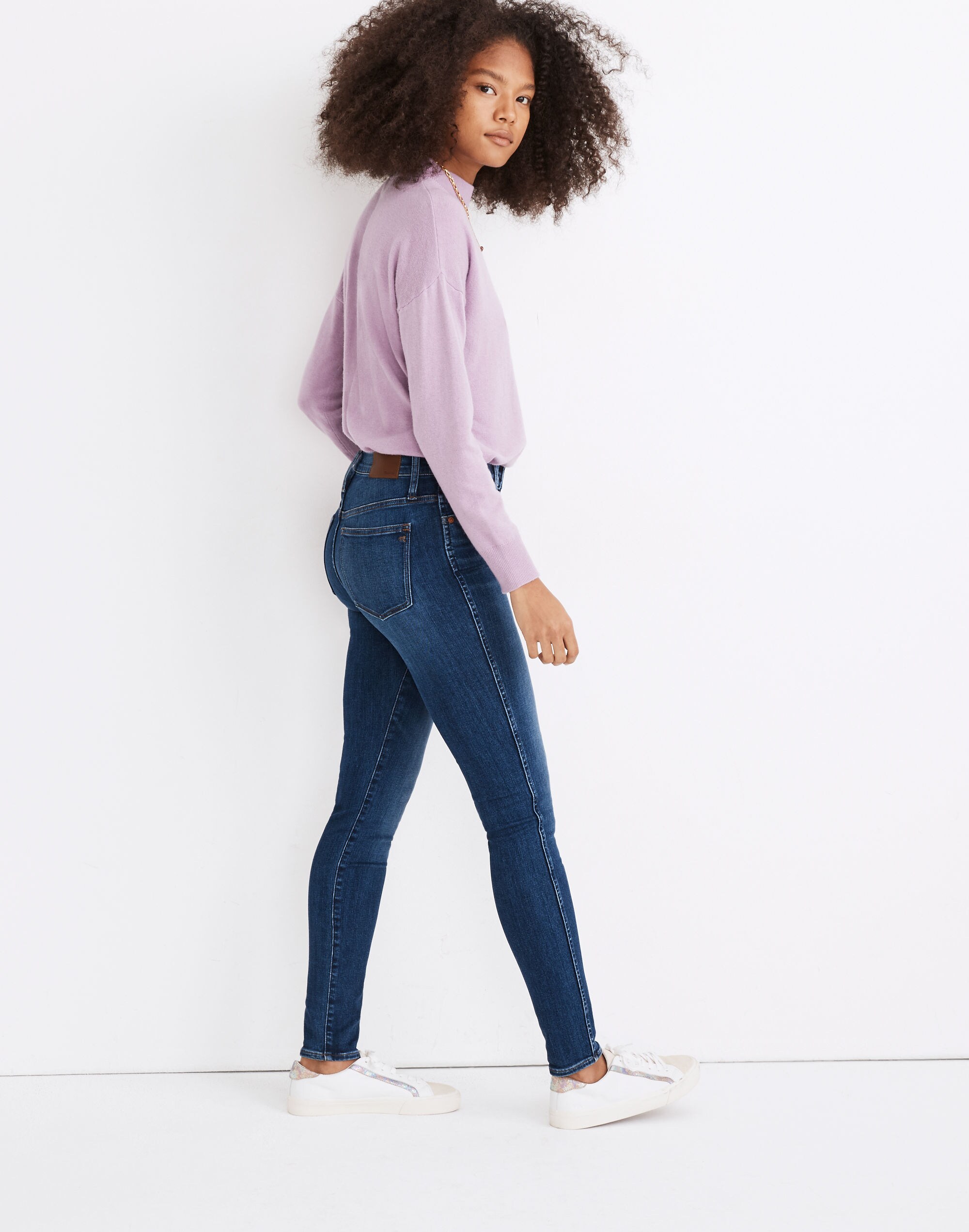 10" High-Rise Skinny Jeans in Bradshaw Wash