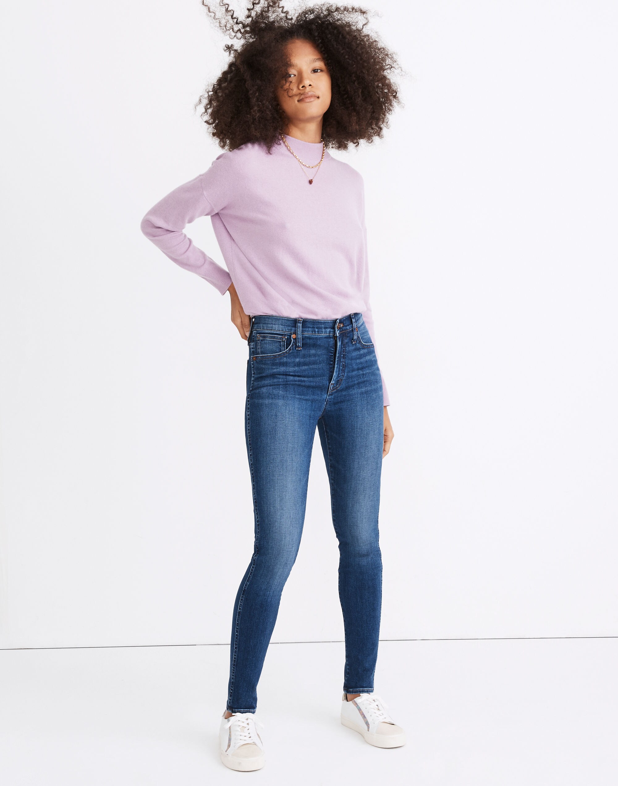 10" High-Rise Skinny Jeans in Bradshaw Wash