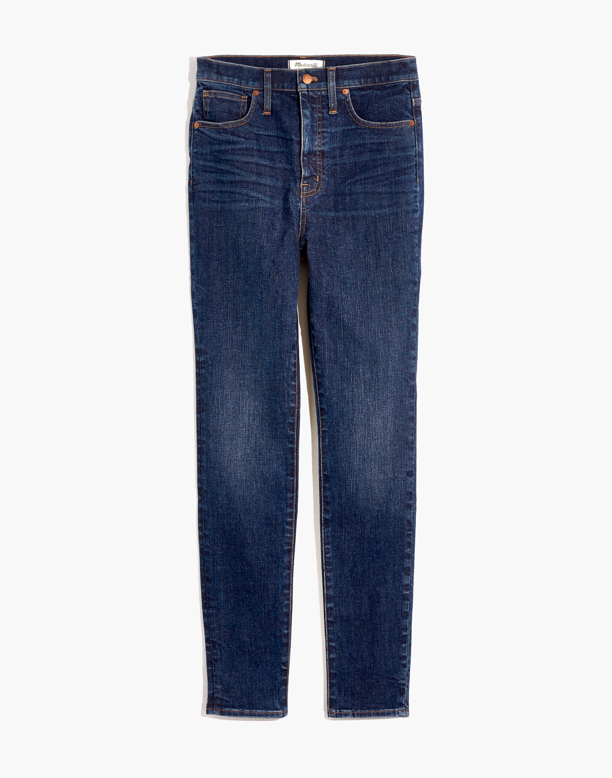 11" High-Rise Skinny Jeans in Birchfield Wash