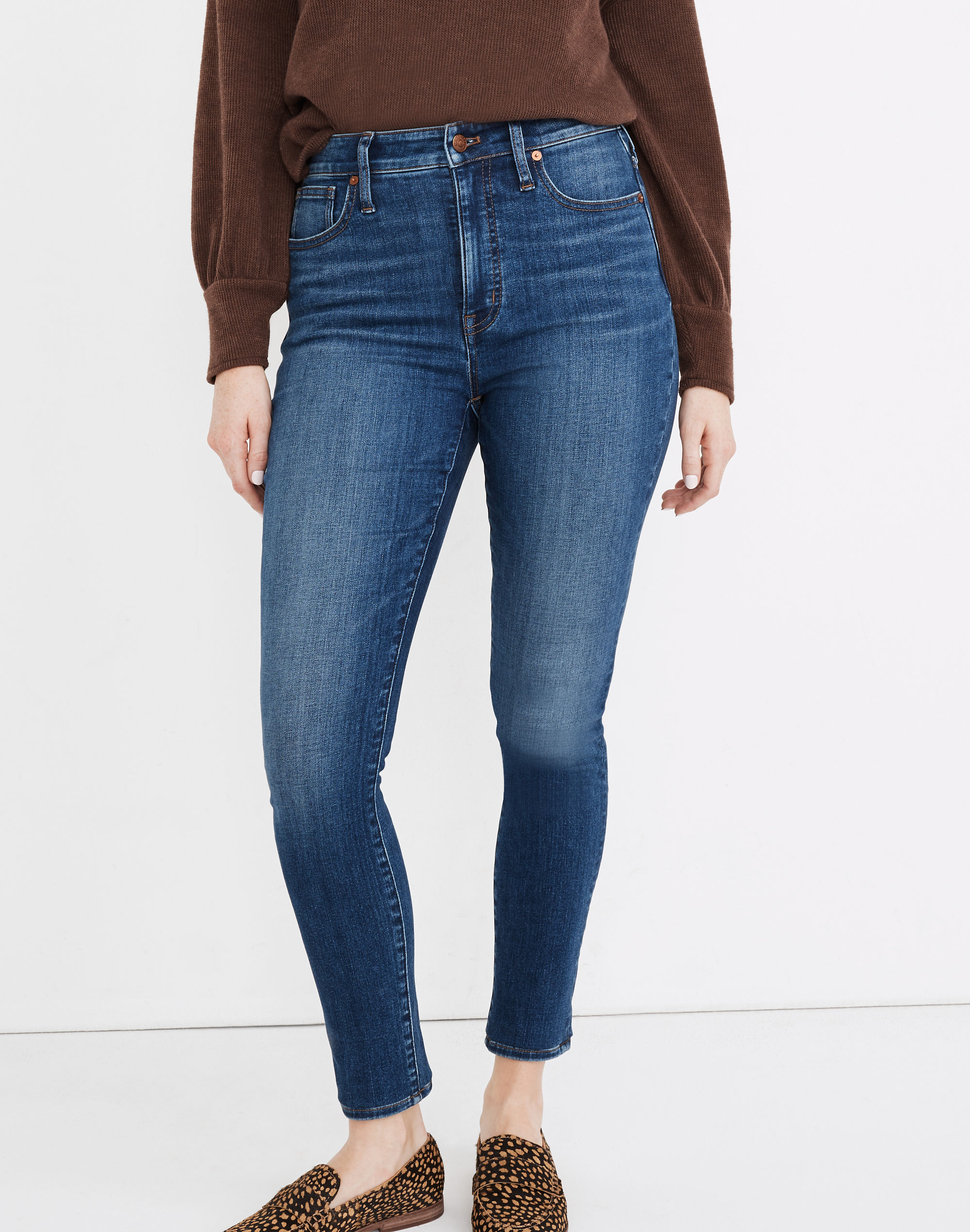 Tall Curvy High-Rise Skinny Jeans in Bradshaw Wash