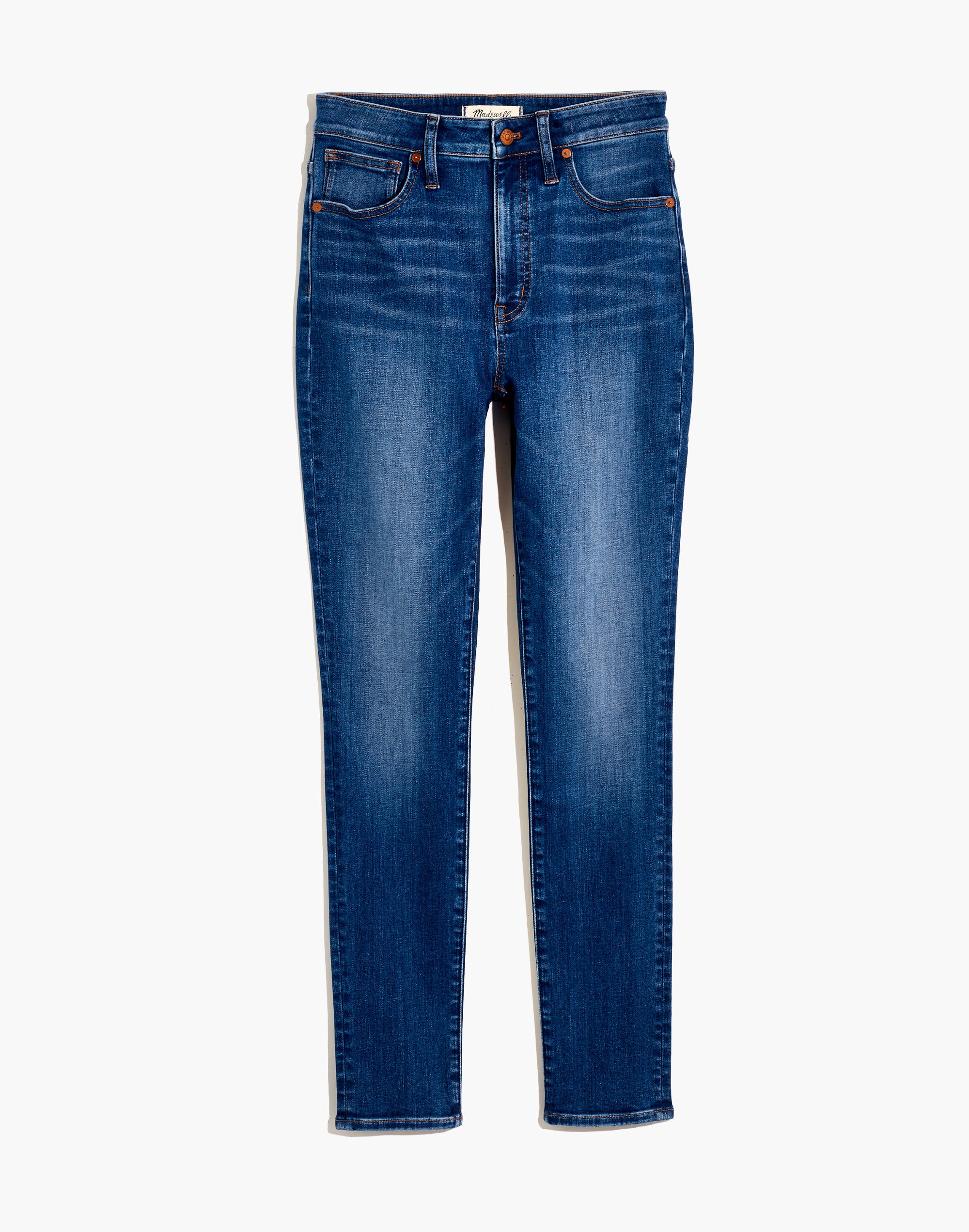 Curvy High-Rise Skinny Jeans in Bradshaw Wash