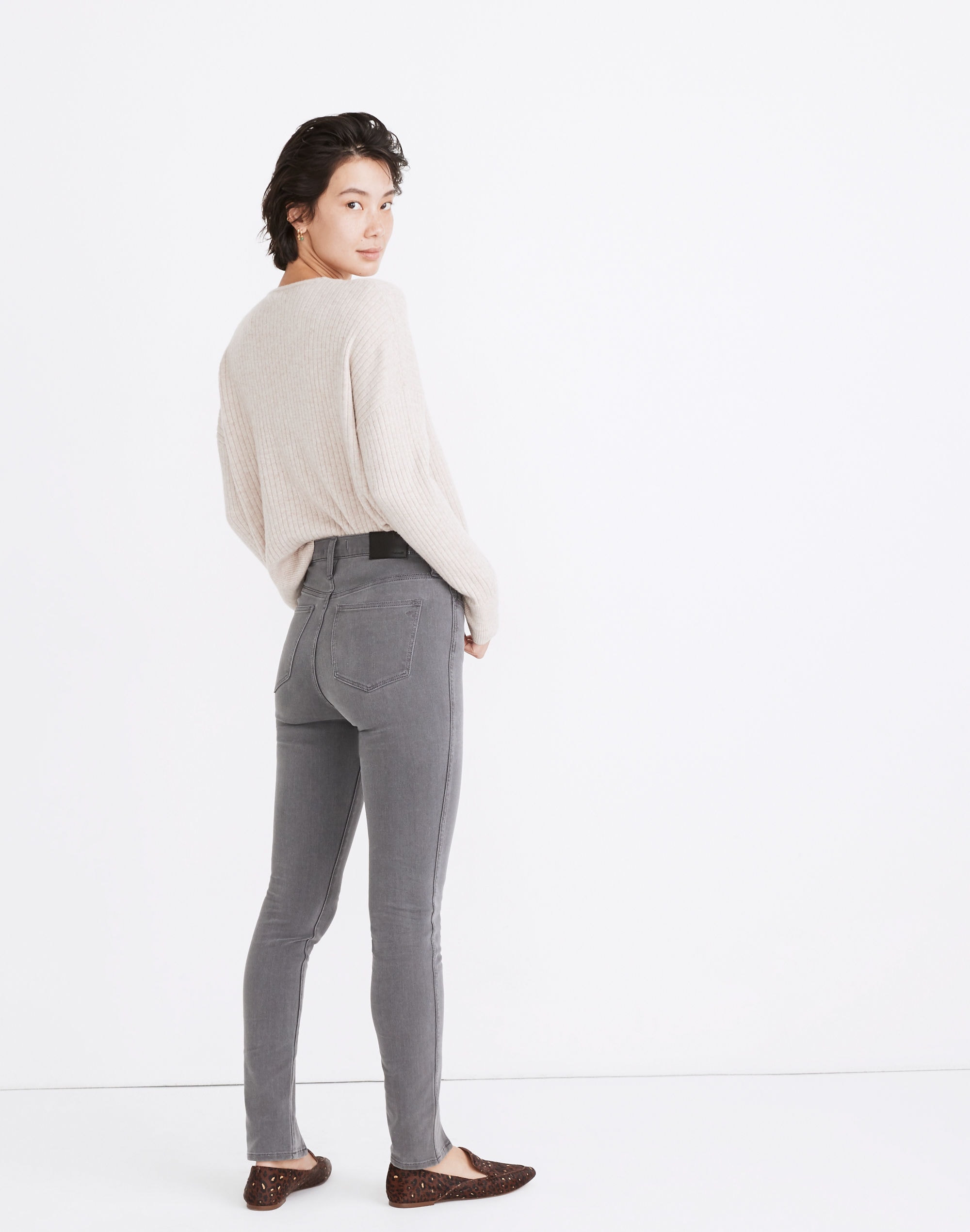 10" High-Rise Roadtripper Jeans in Carlin Wash: Slit-Front Edition