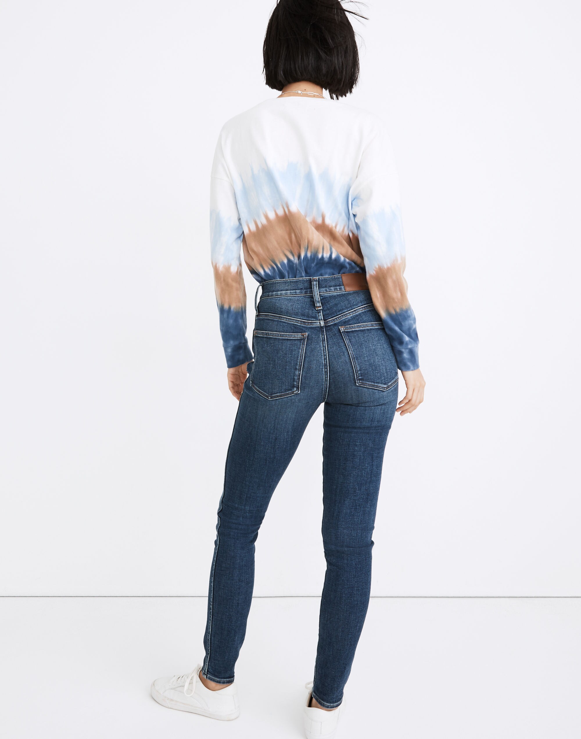 10" High-Rise Skinny Jeans in Cordell Wash: Heatrich Denim Edition