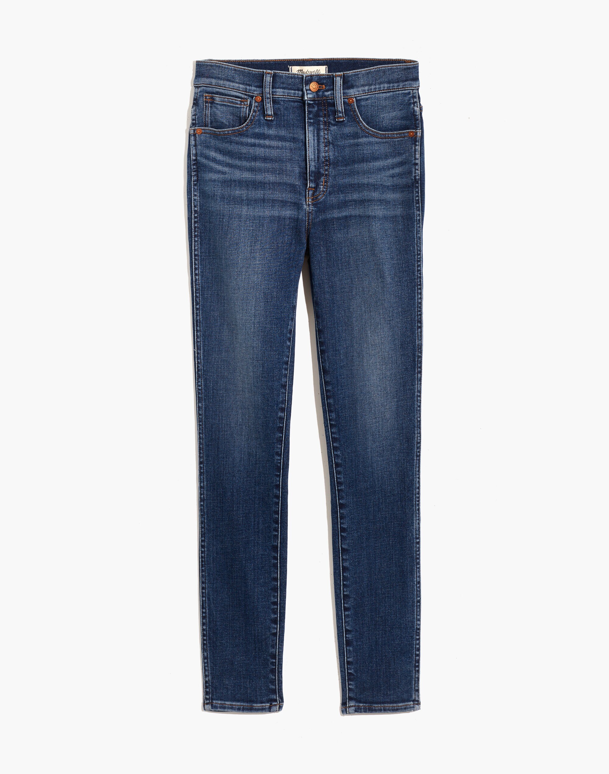 10" High-Rise Skinny Jeans in Cordell Wash: Heatrich Denim Edition