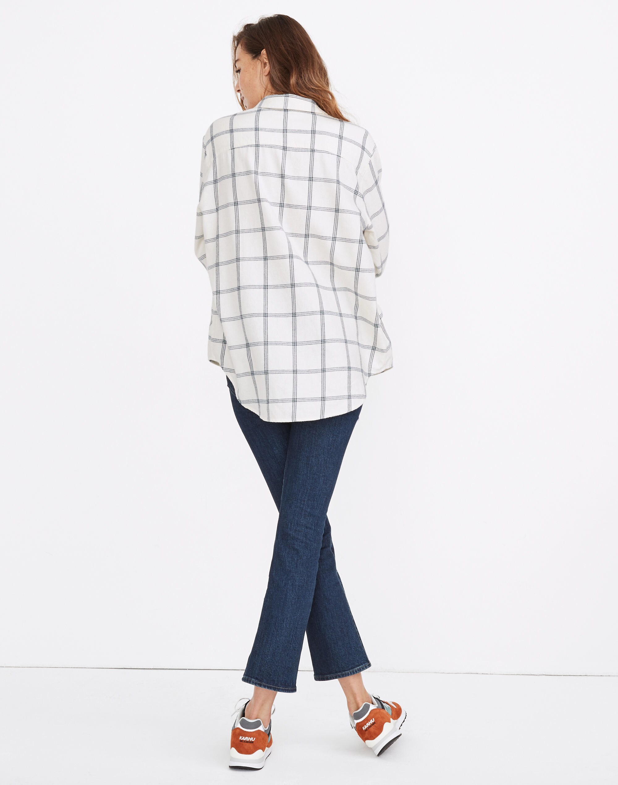 Flannel Sunday Shirt in Windowpane