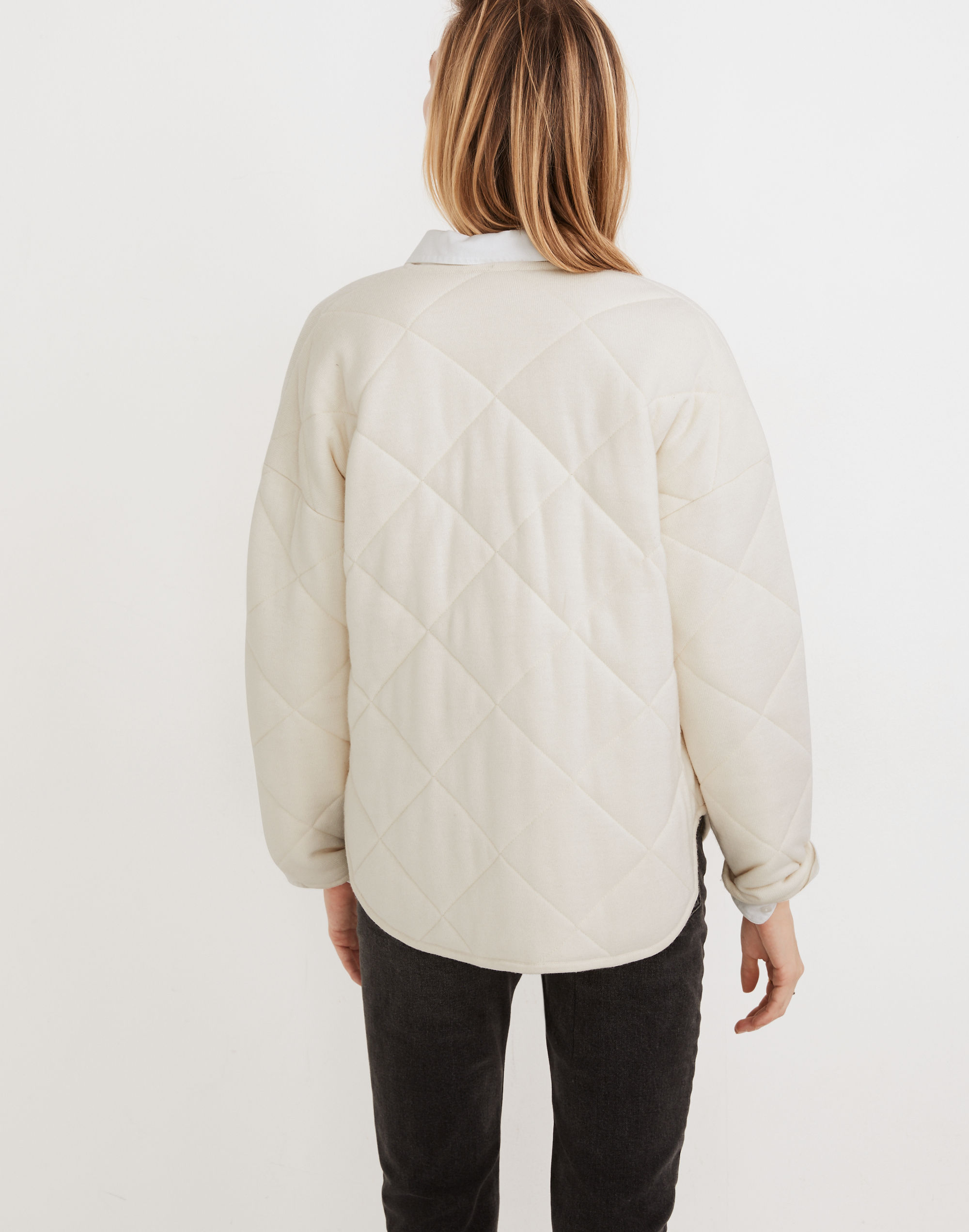 Quilted Sweater Jacket