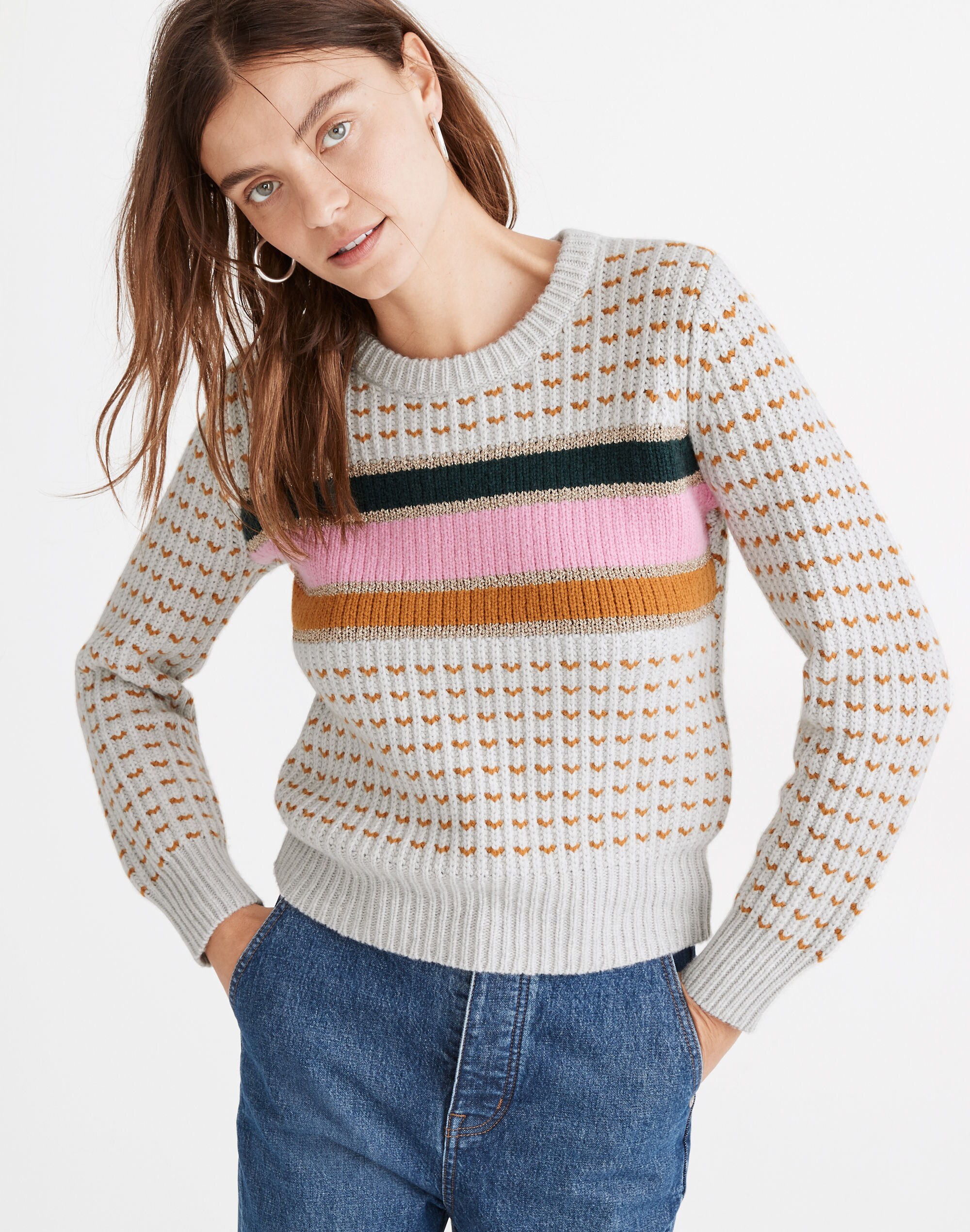 striped barfield sweater
