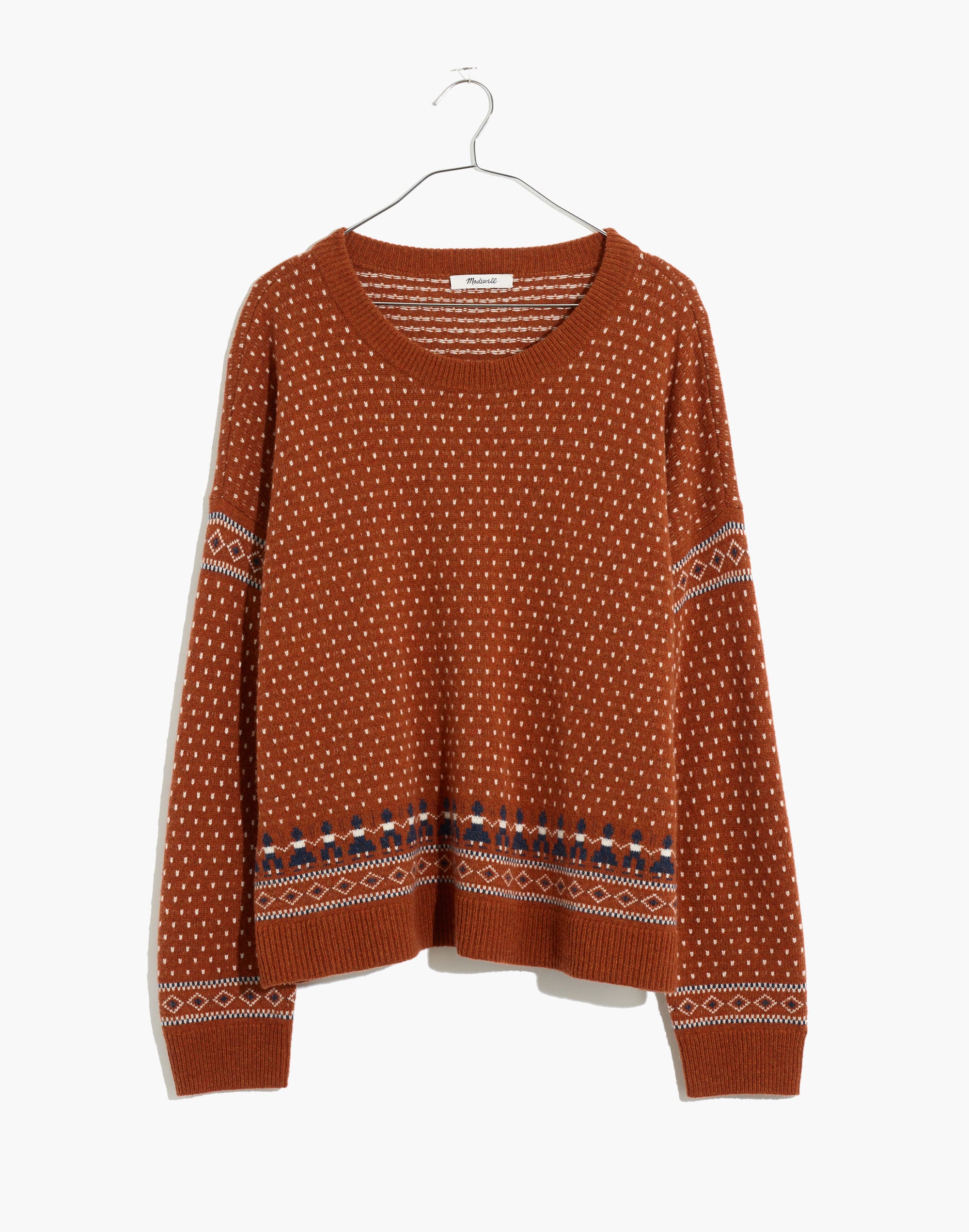Woodside Jacquard Pullover Sweater