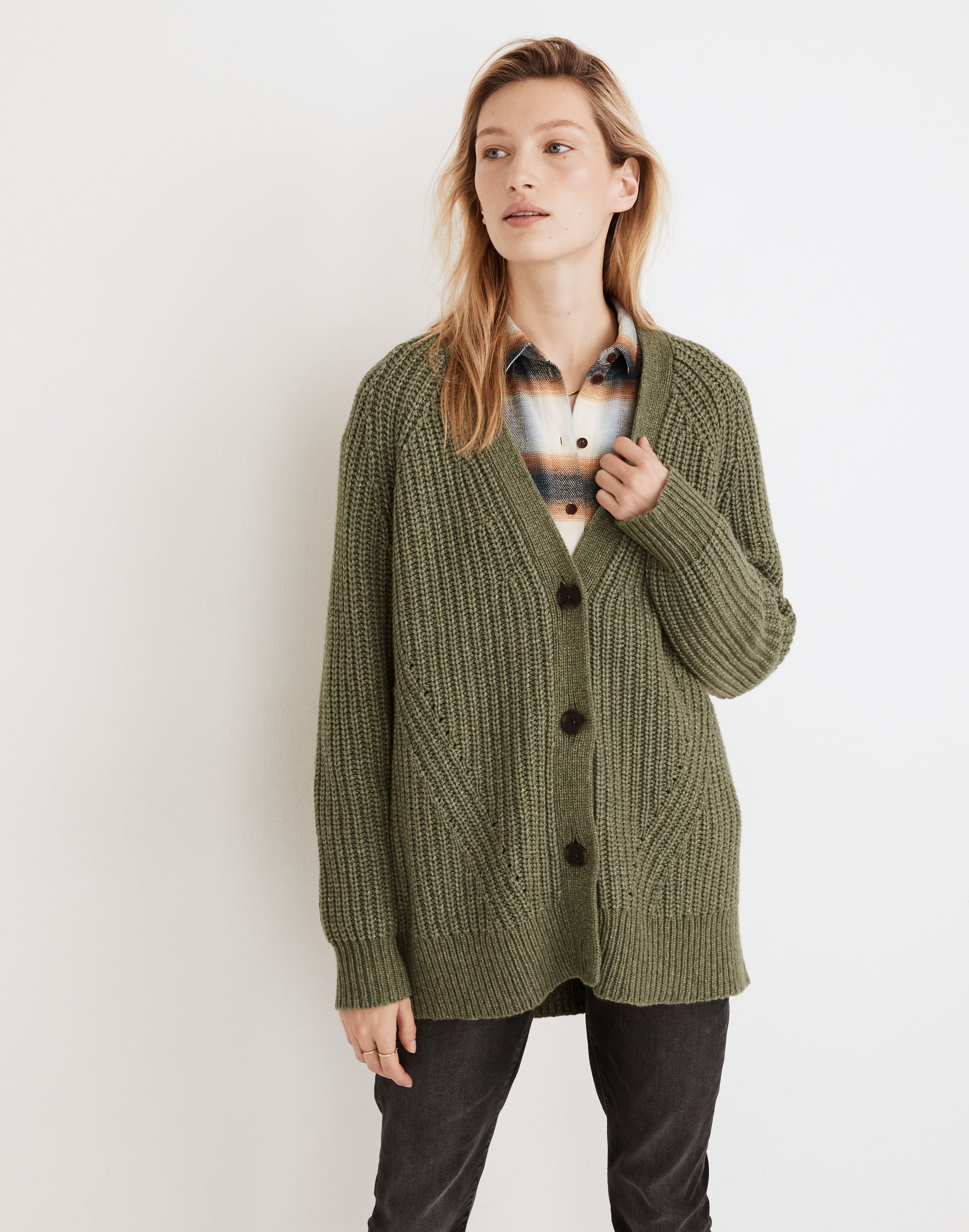 Holmes Ribbed Cardigan Sweater